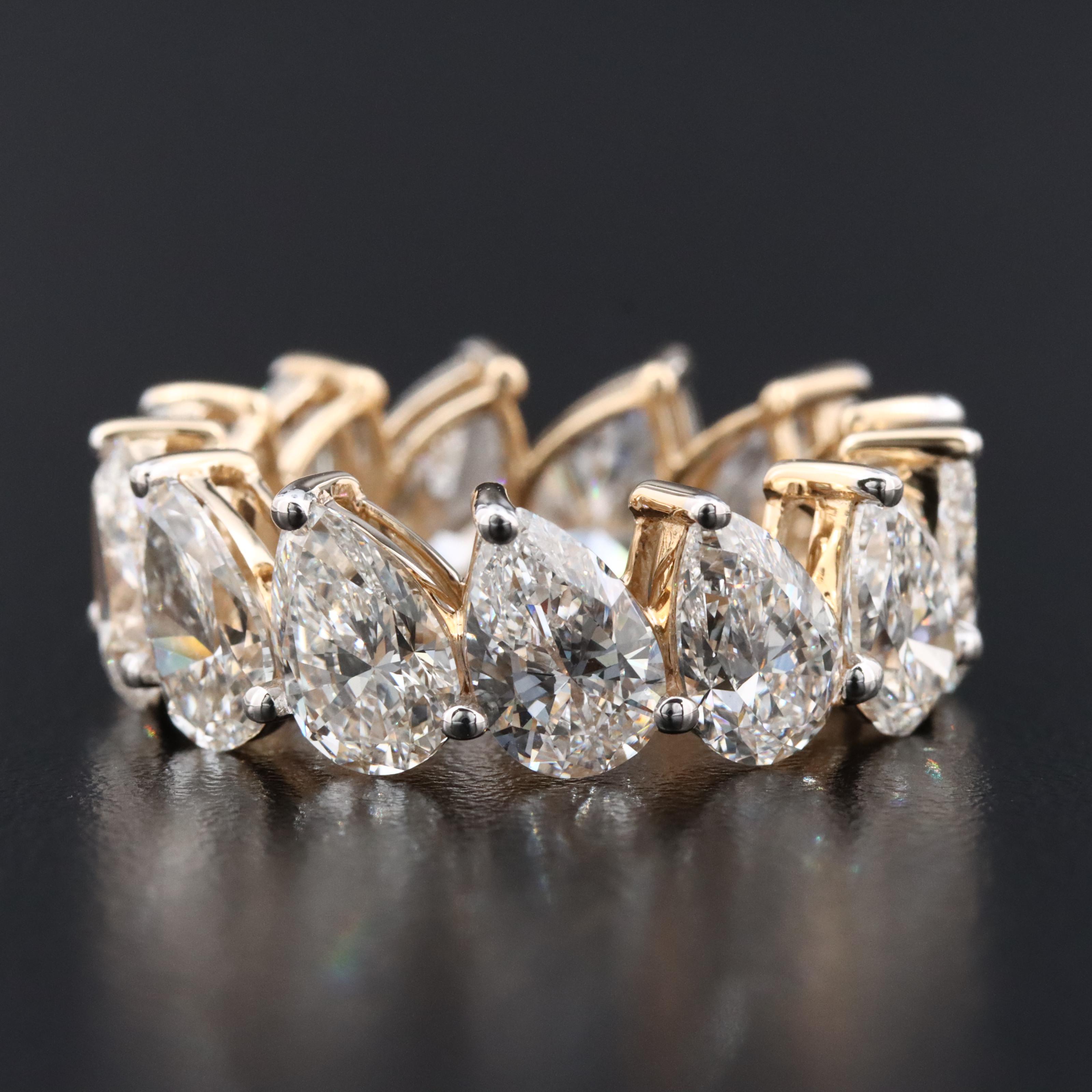 14K 11.16 CTW Lab Grown Diamond Eternity Band
