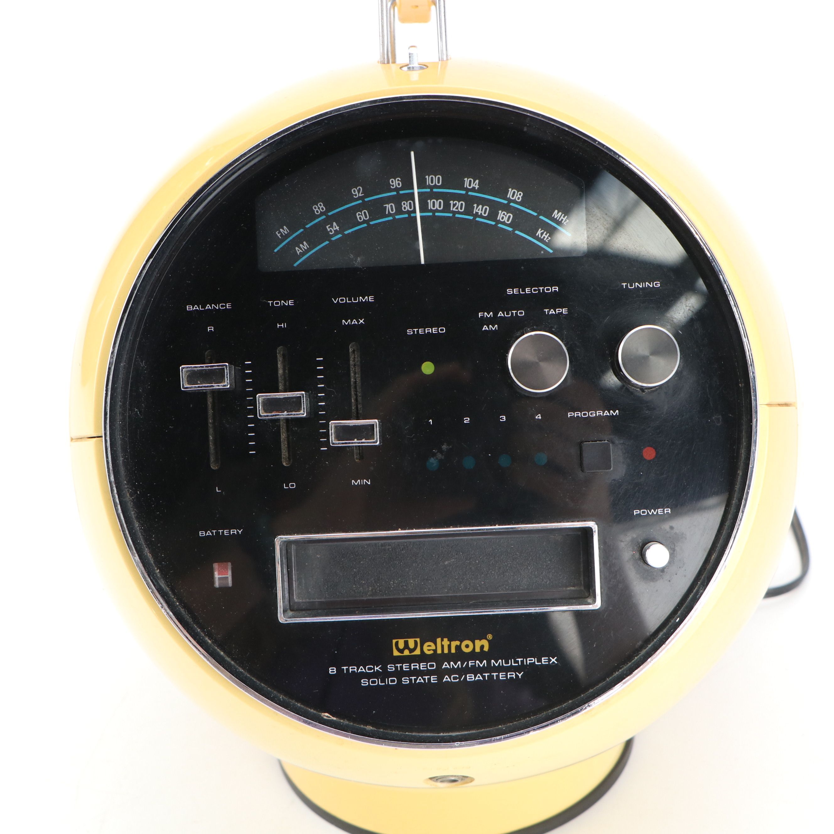 Weltron Model 2001 8-Track AM/ FM Stereo Multiplex, 1970s