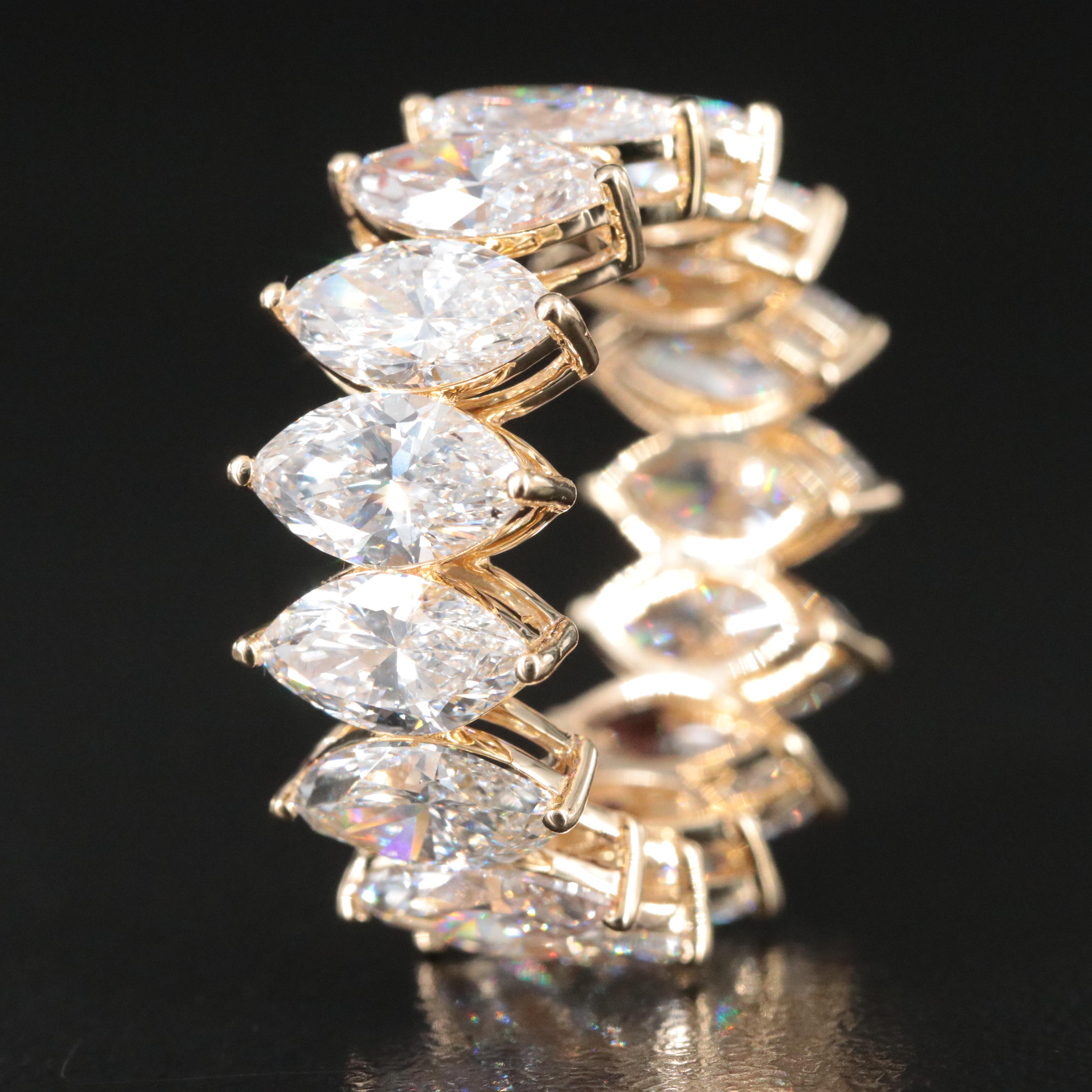 14K 9.20 CTW Lab Grown Diamond Eternity Band