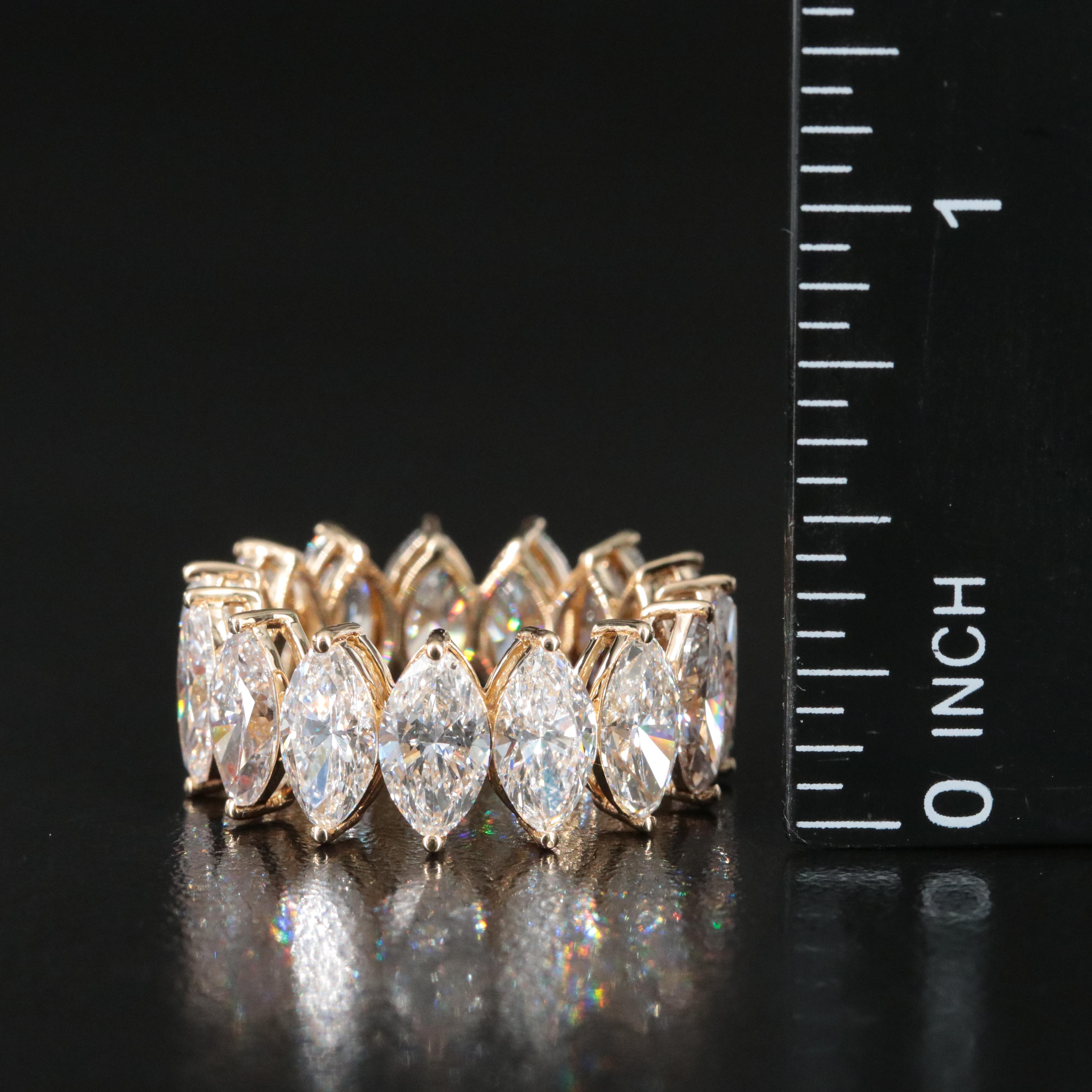 14K 9.20 CTW Lab Grown Diamond Eternity Band