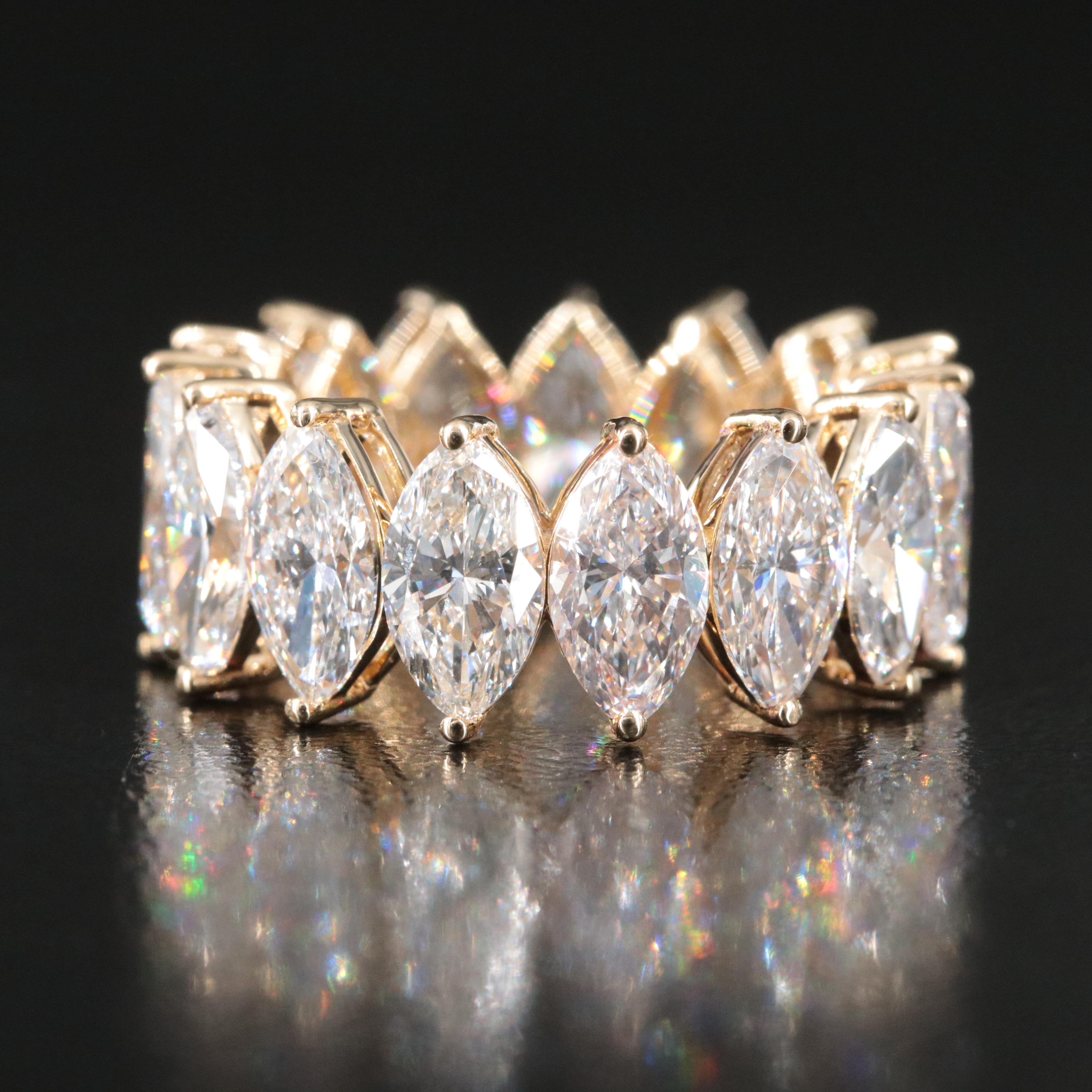 14K 9.20 CTW Lab Grown Diamond Eternity Band