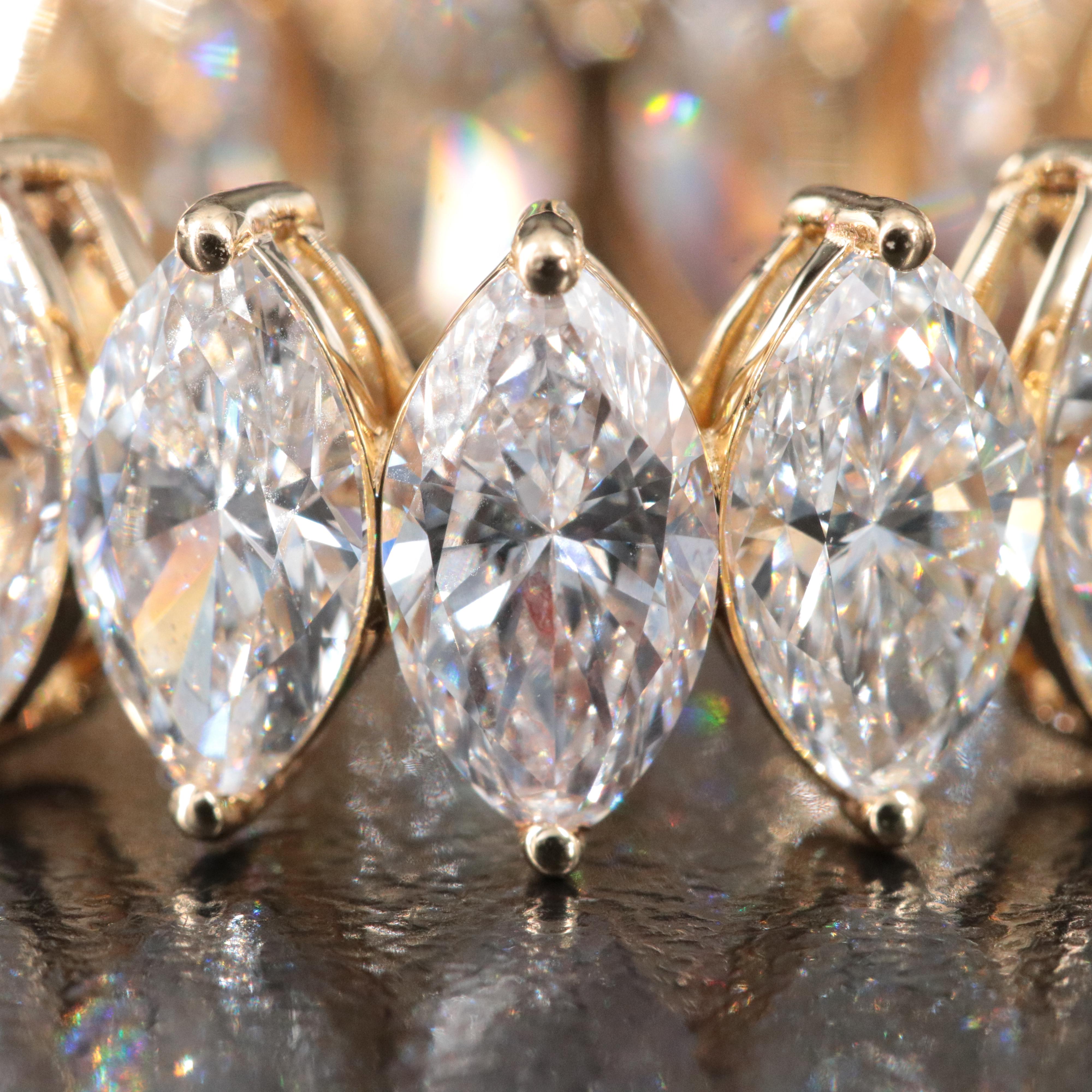 14K 9.20 CTW Lab Grown Diamond Eternity Band