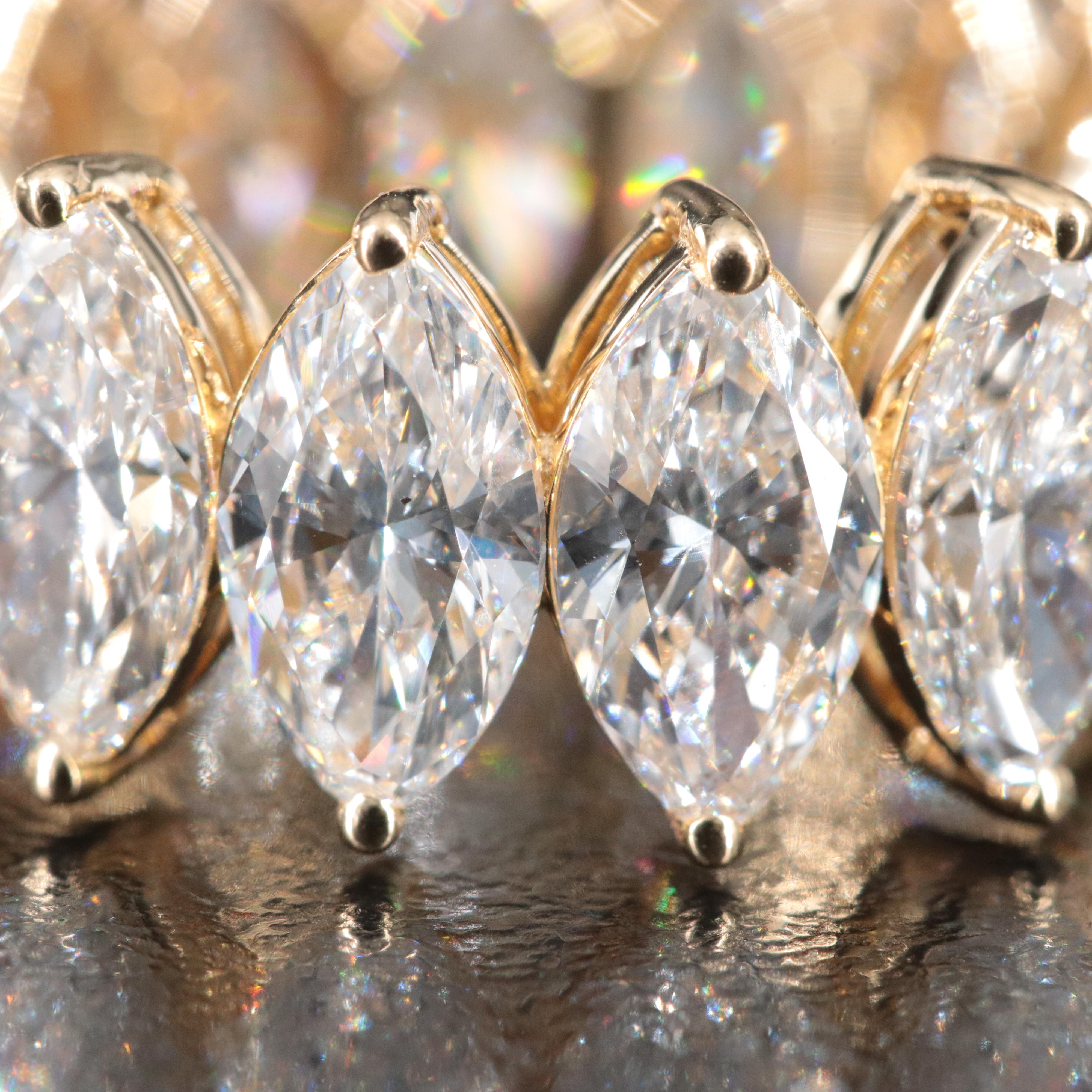 14K 9.20 CTW Lab Grown Diamond Eternity Band