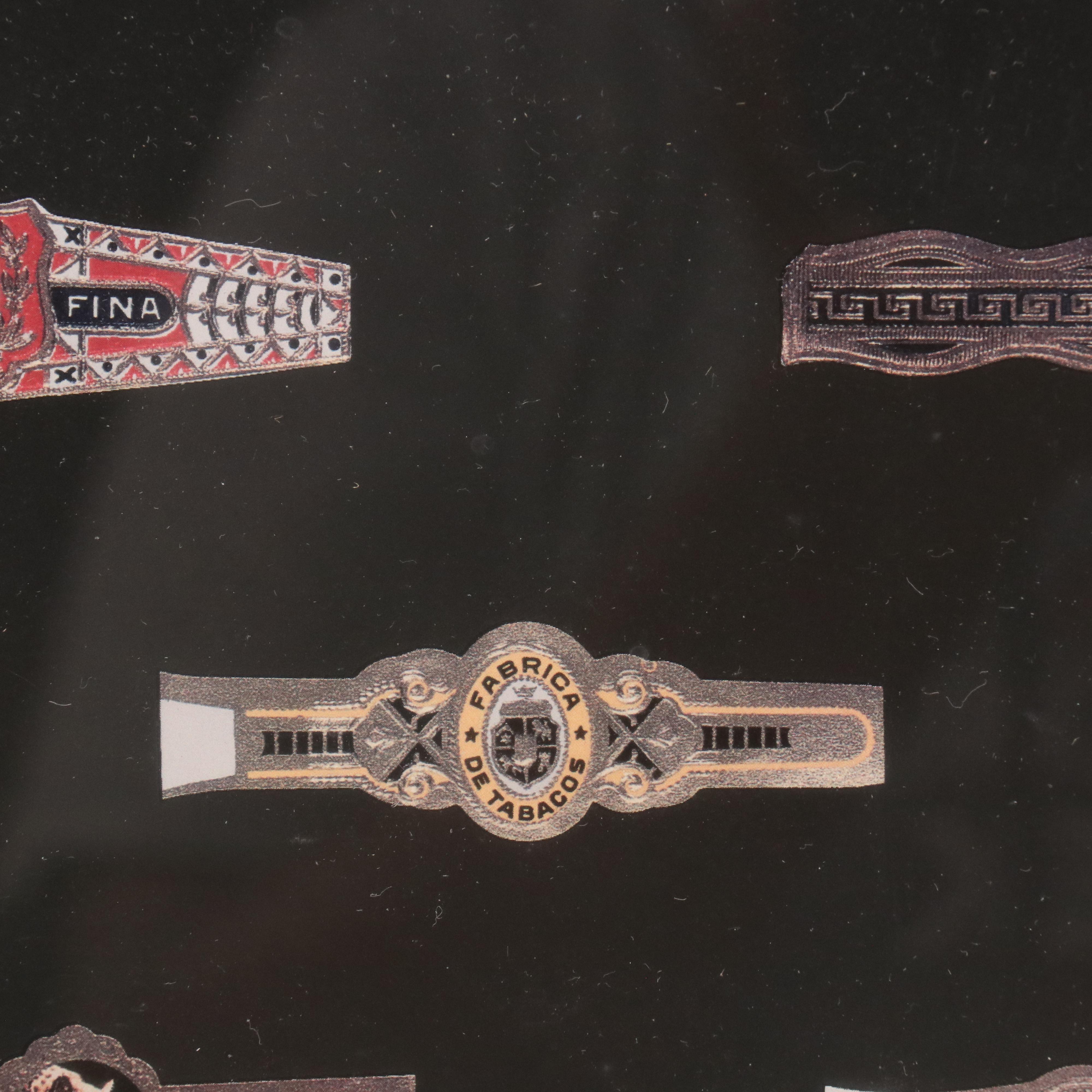 Framed Cigar Band Offset Lithographs