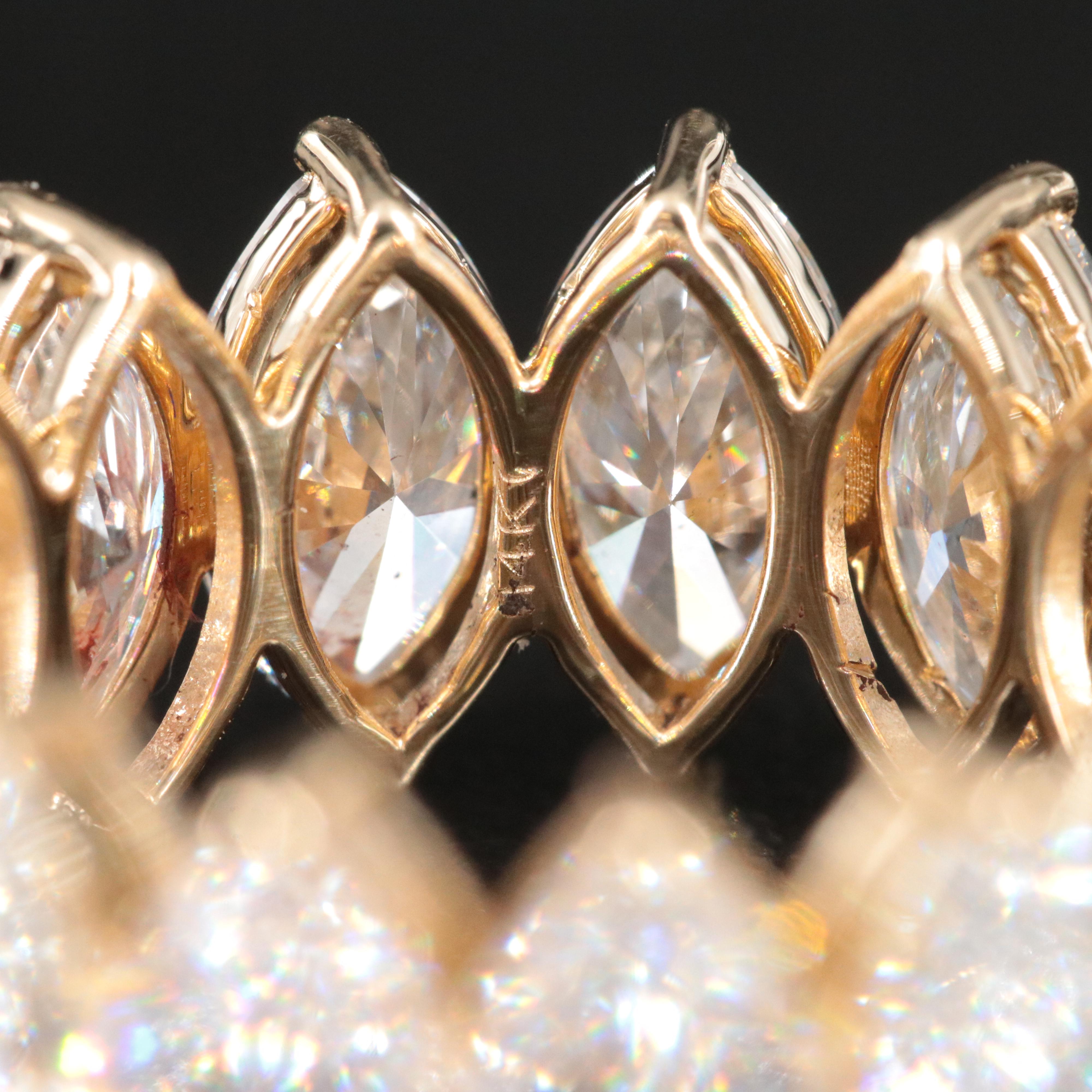 14K 9.20 CTW Lab Grown Diamond Eternity Band