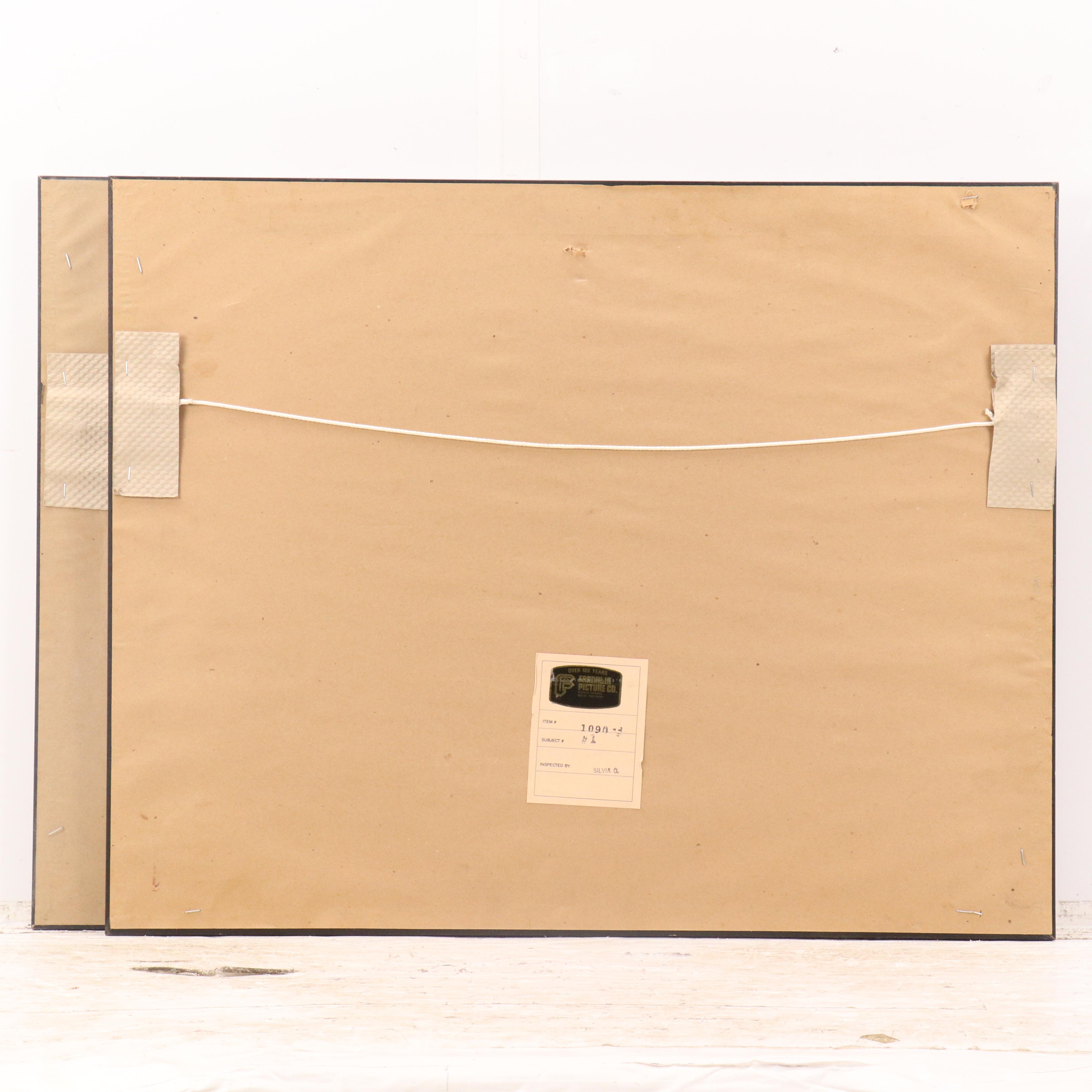 Framed Cigar Band Offset Lithographs