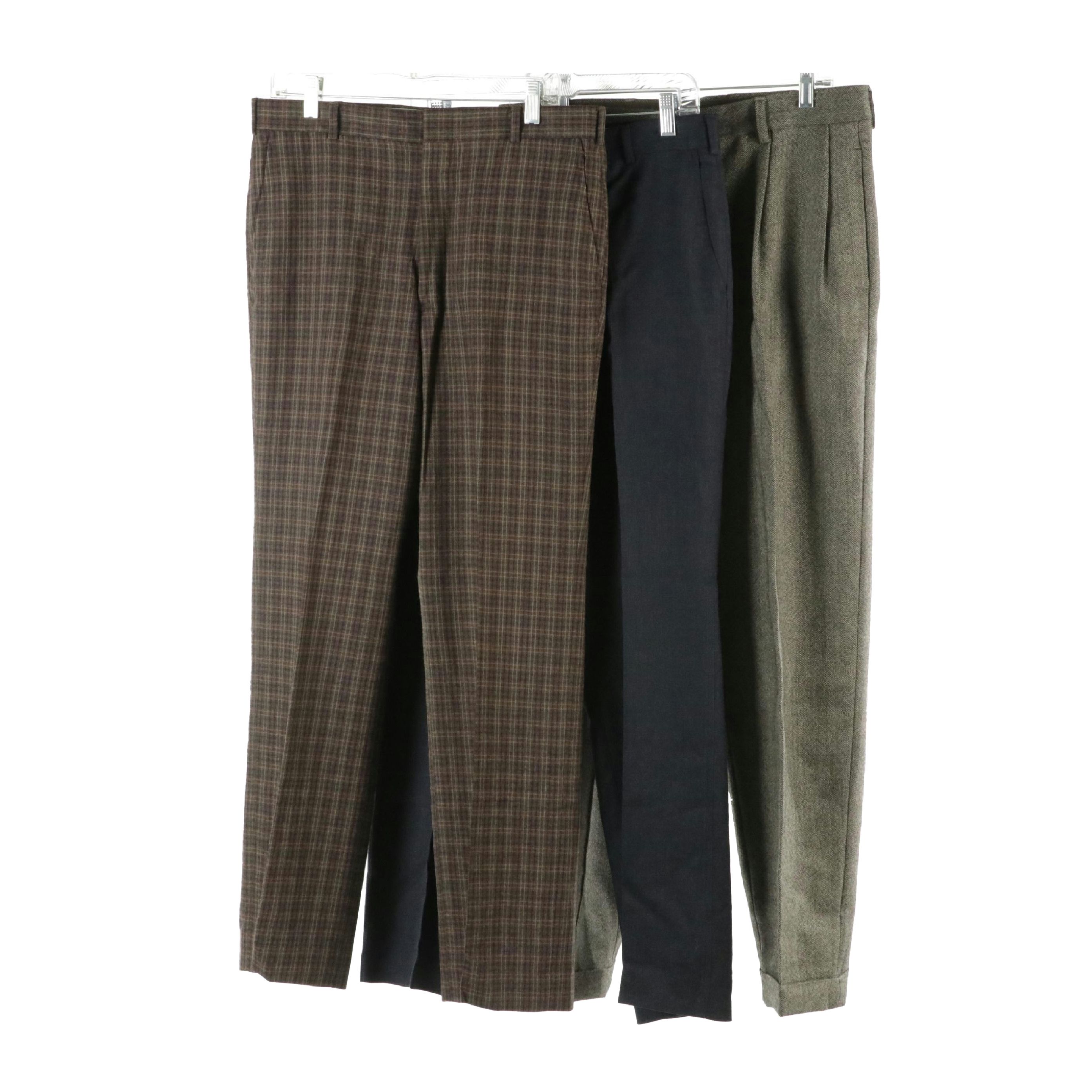 Men's Nautica and John Alexander Pure Wool Trousers