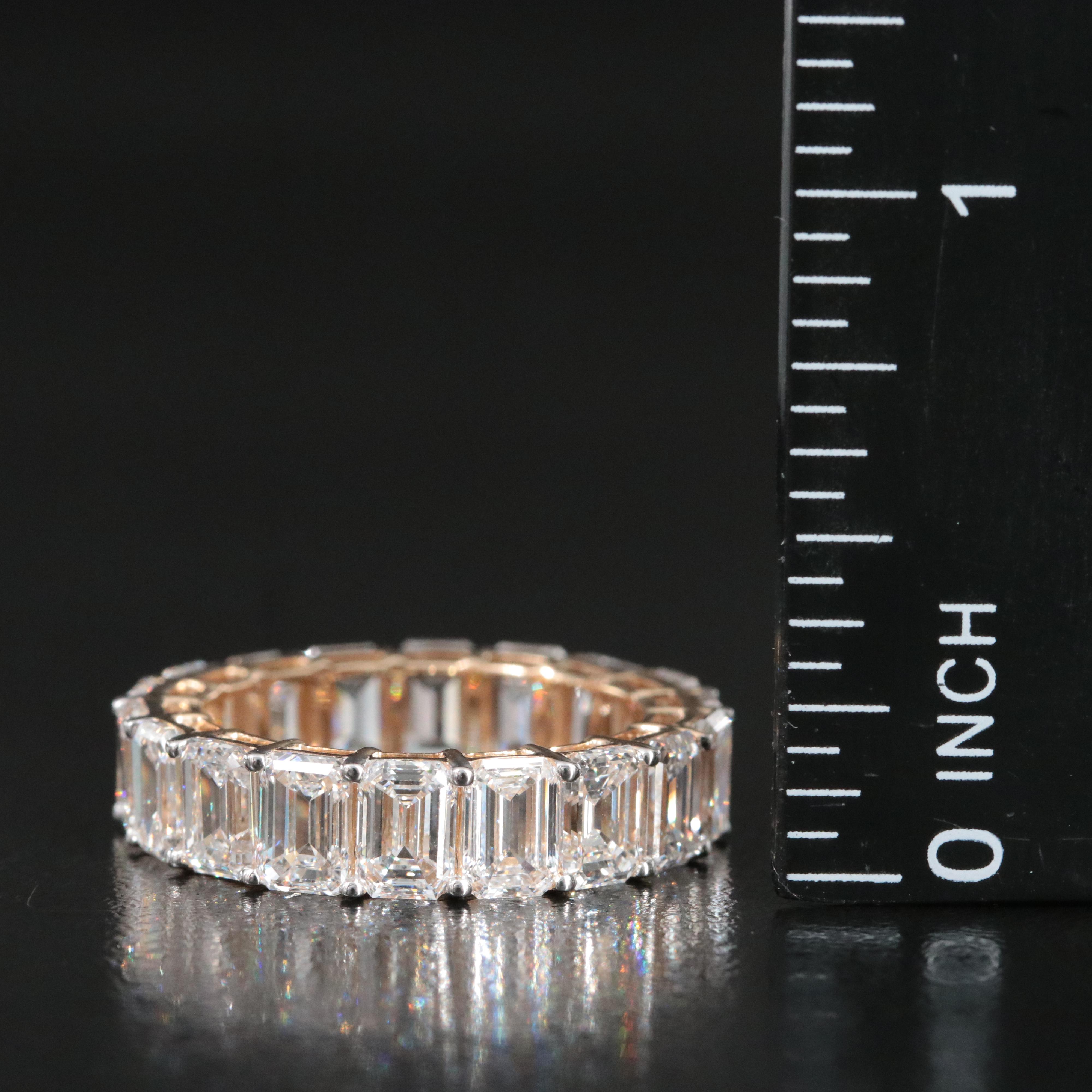 14K 8.33 CTW Lab Grown Diamond Eternity Band