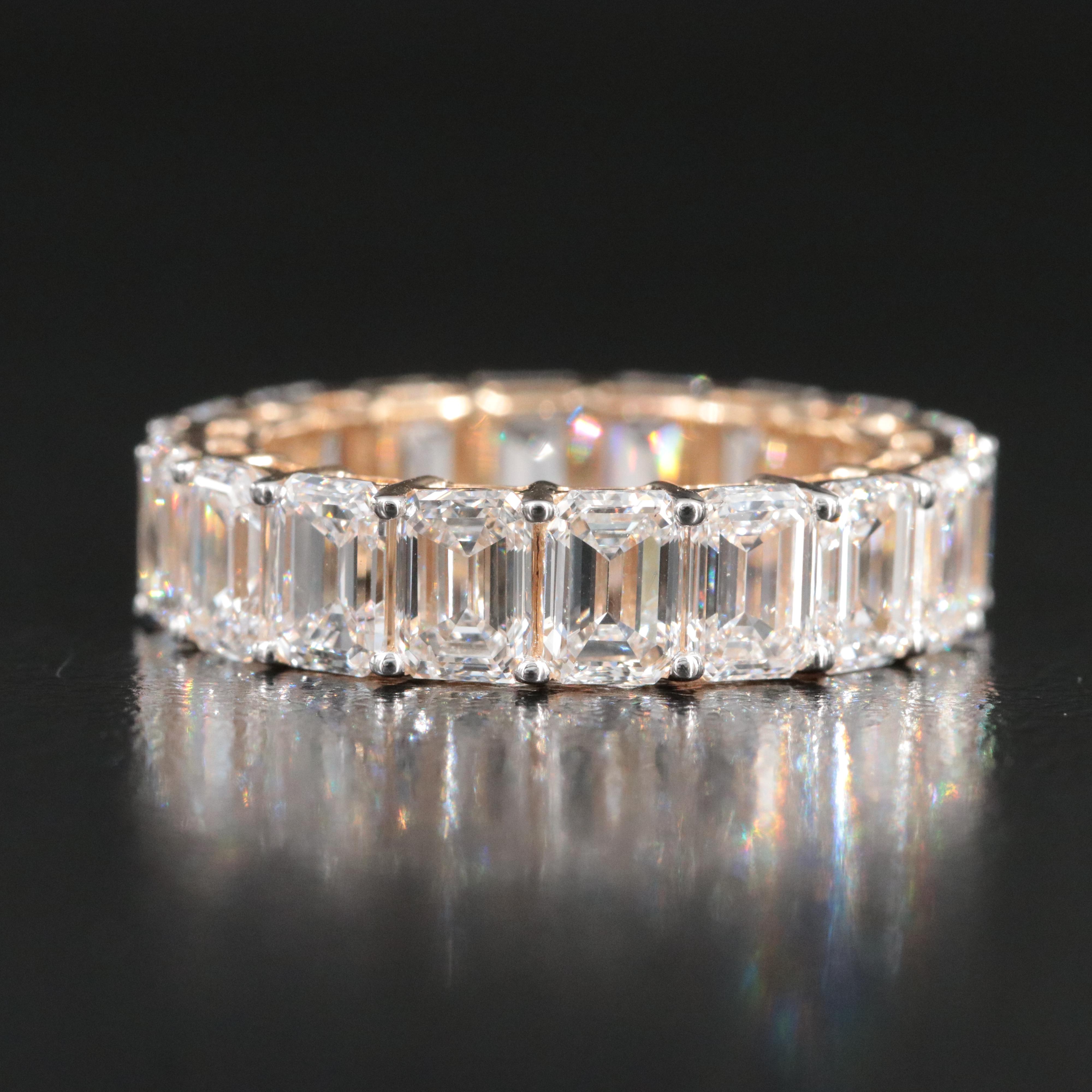 14K 8.33 CTW Lab Grown Diamond Eternity Band