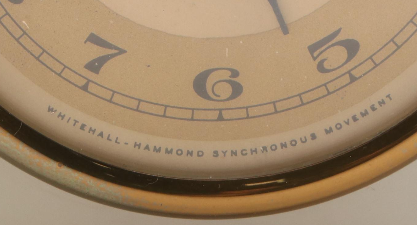 Whitehall Hammond Calcite Art Deco Clock with Seiko Mantel Clock