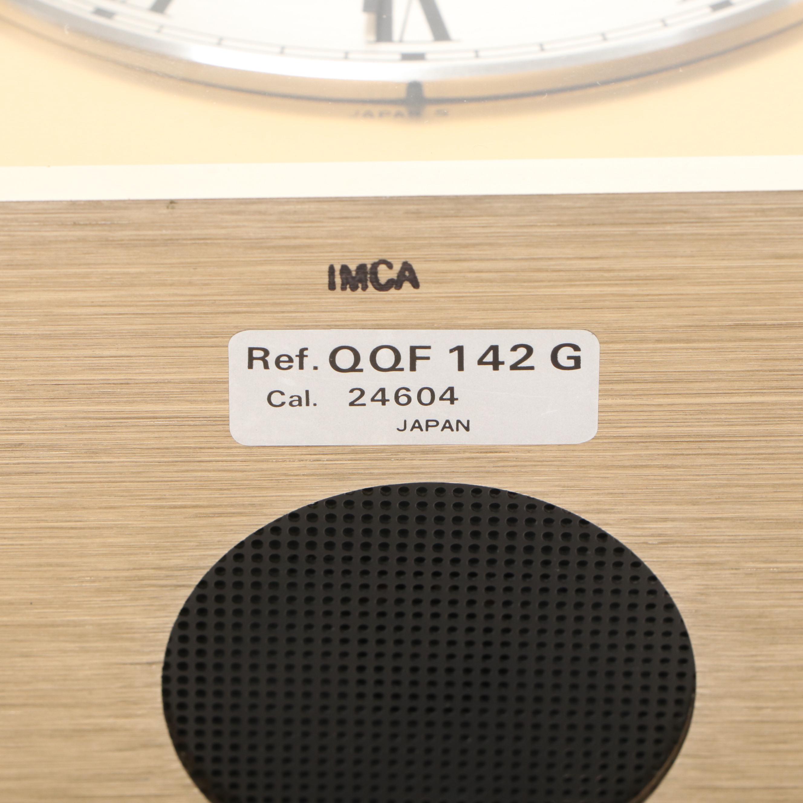 Whitehall Hammond Calcite Art Deco Clock with Seiko Mantel Clock