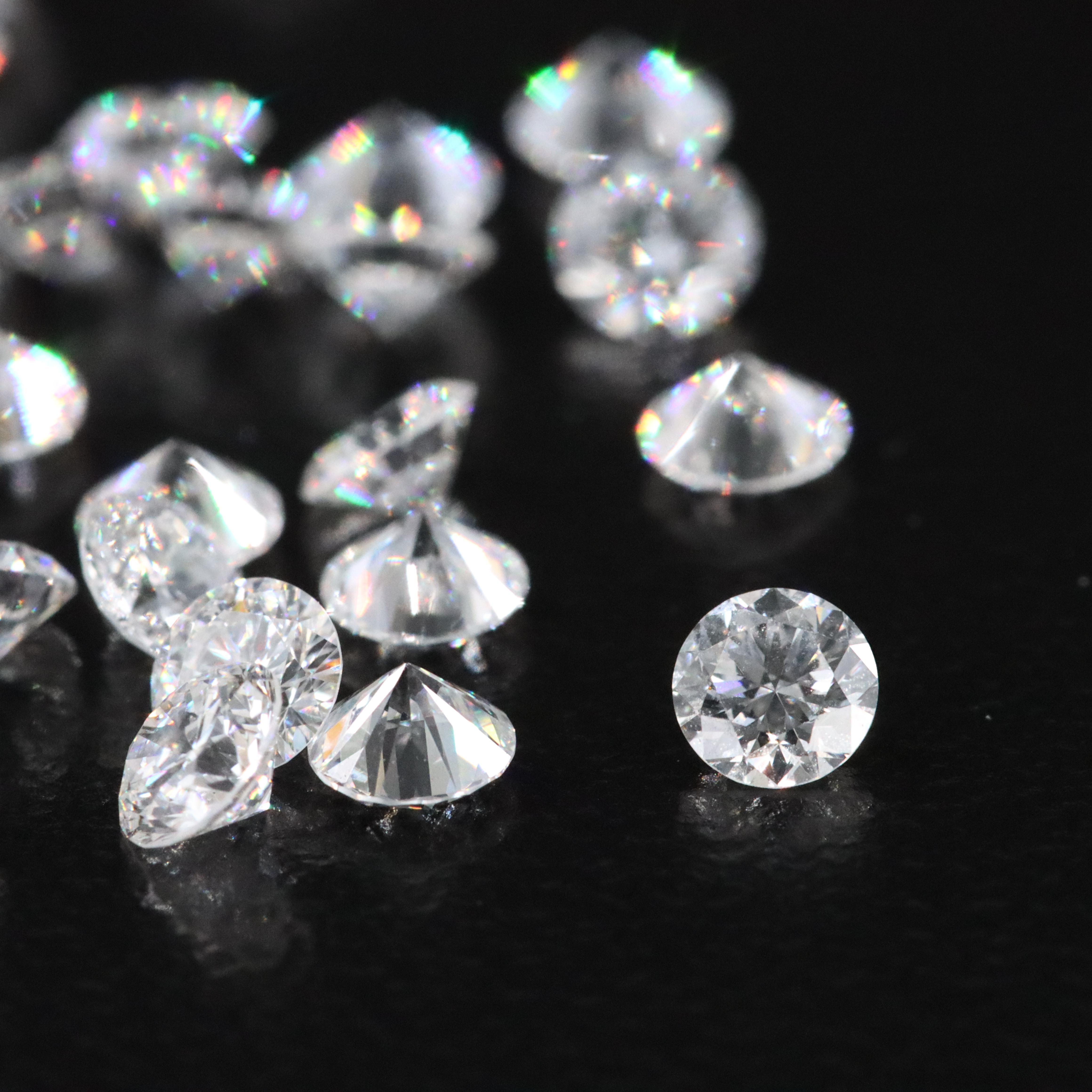 Loose 5.11 CTW Lab Grown Diamonds