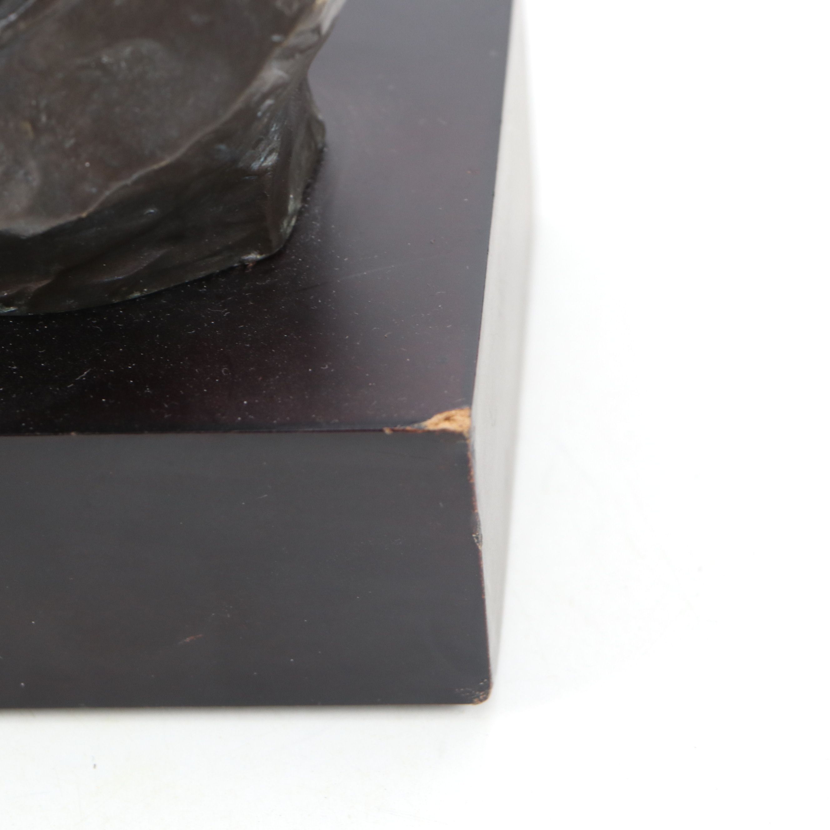 Lost-Wax Bronze Native American Chief Bust After Russel