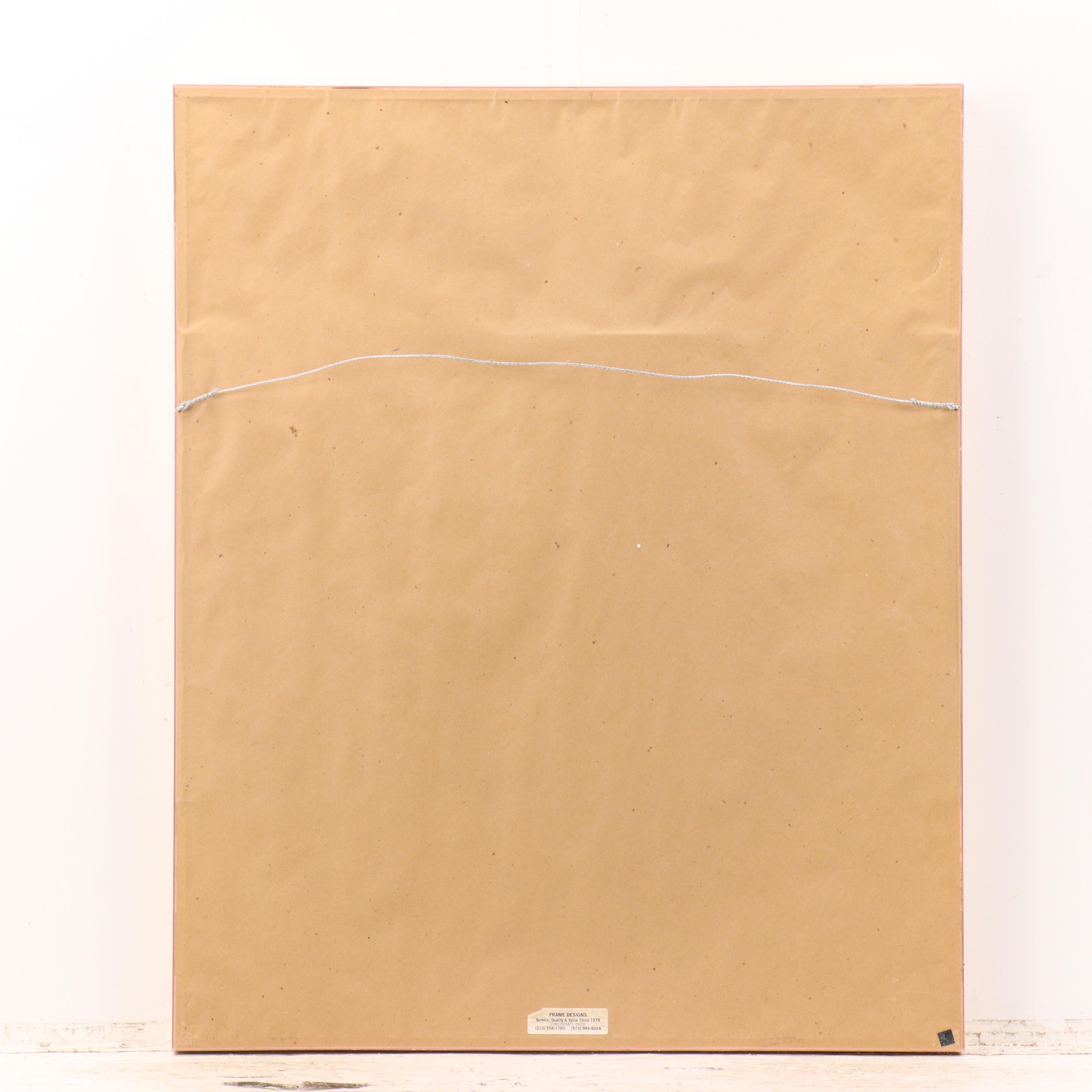 Framed Chinese Youth Silk Brocade Jacket and Pants Set