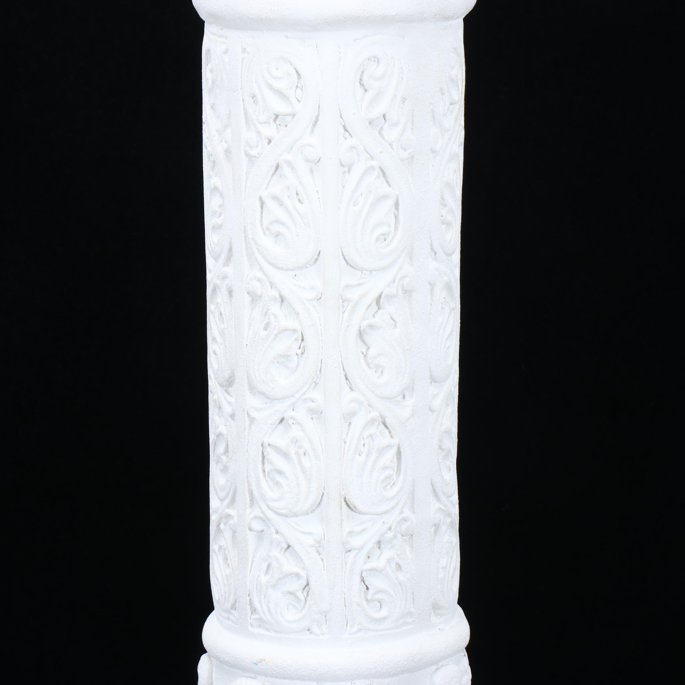 Neoclassical Style Corinthian Column Pedestal Stand