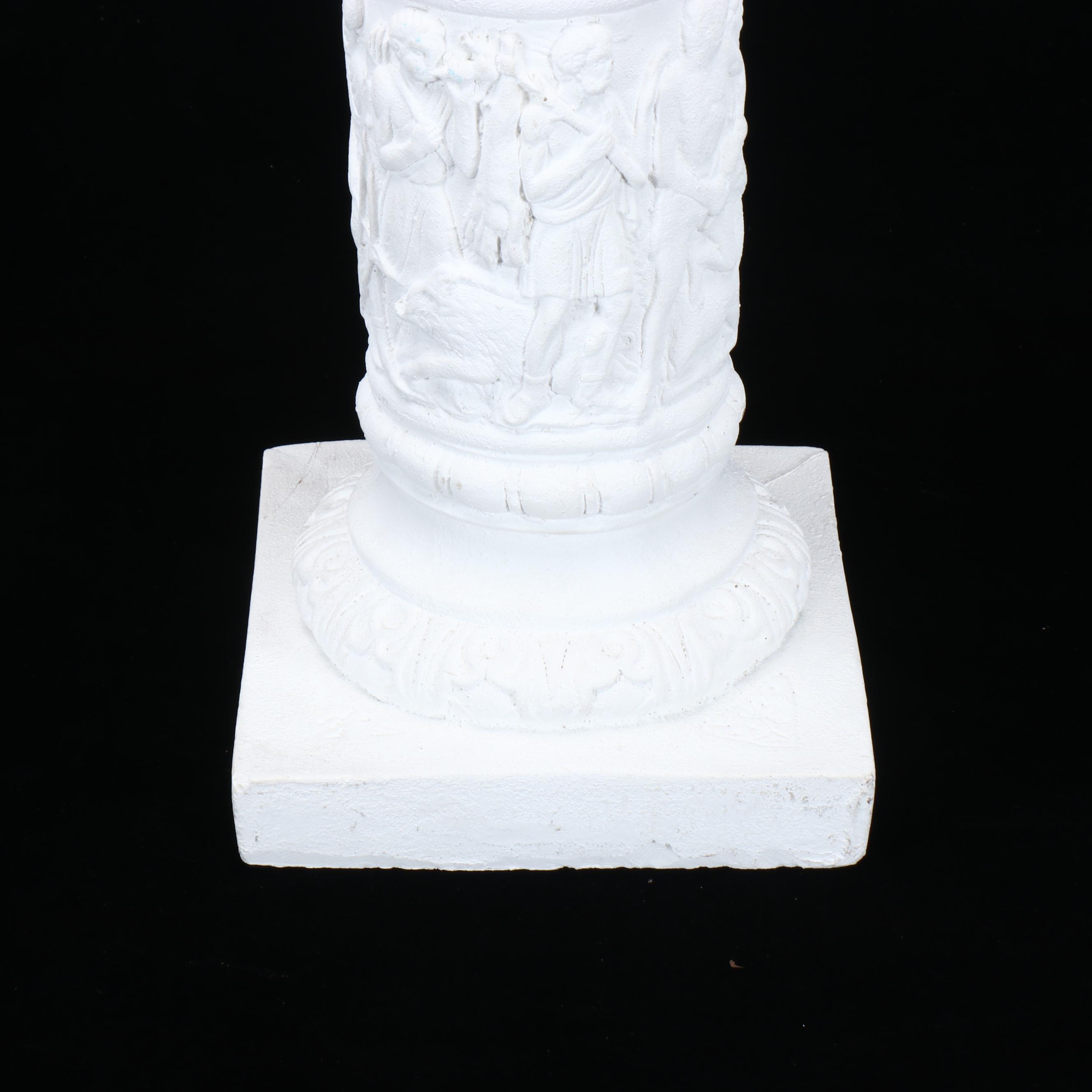 Neoclassical Style Corinthian Column Pedestal Stand