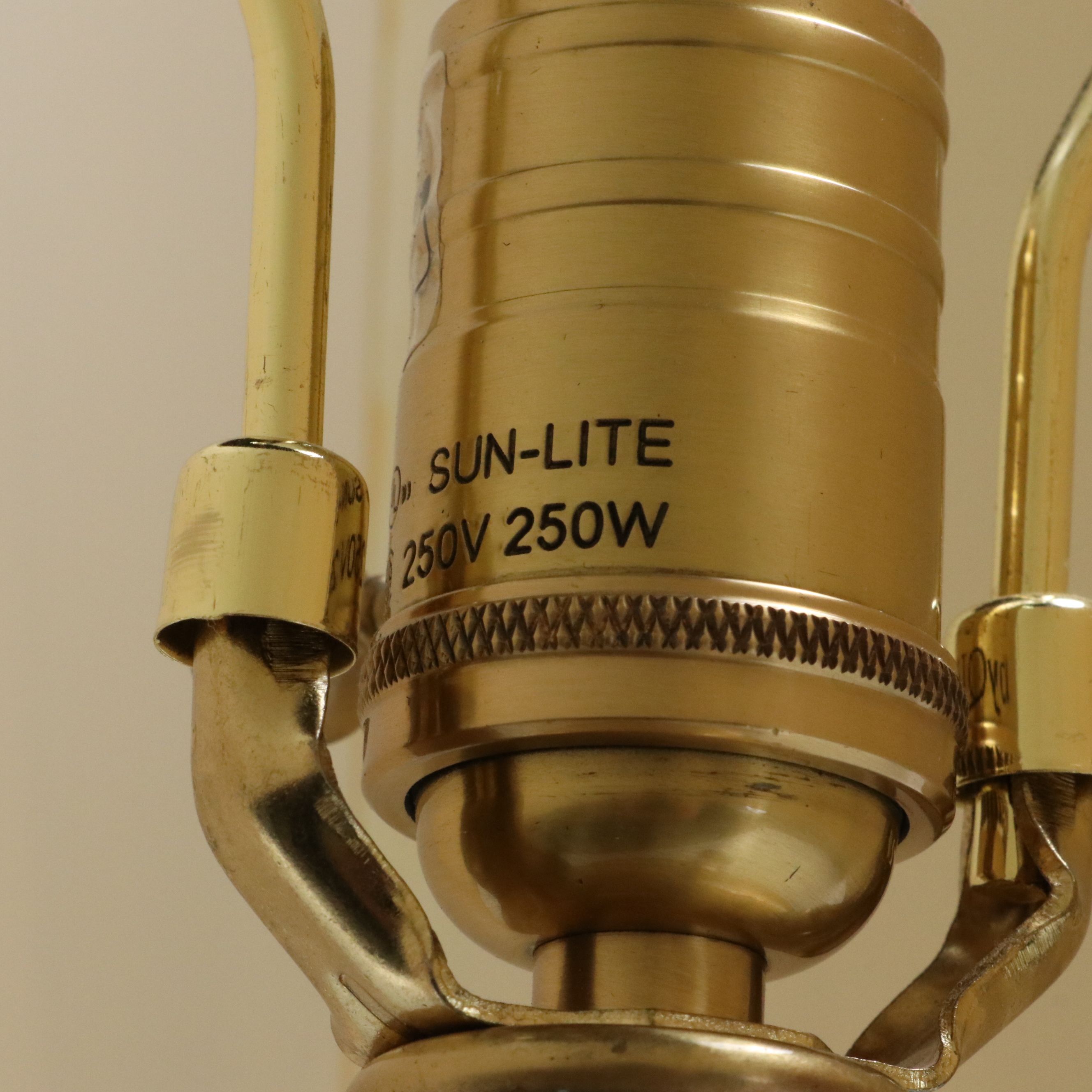 Lenox Lighting Quoizel Ceramic and Brass Table Lamp