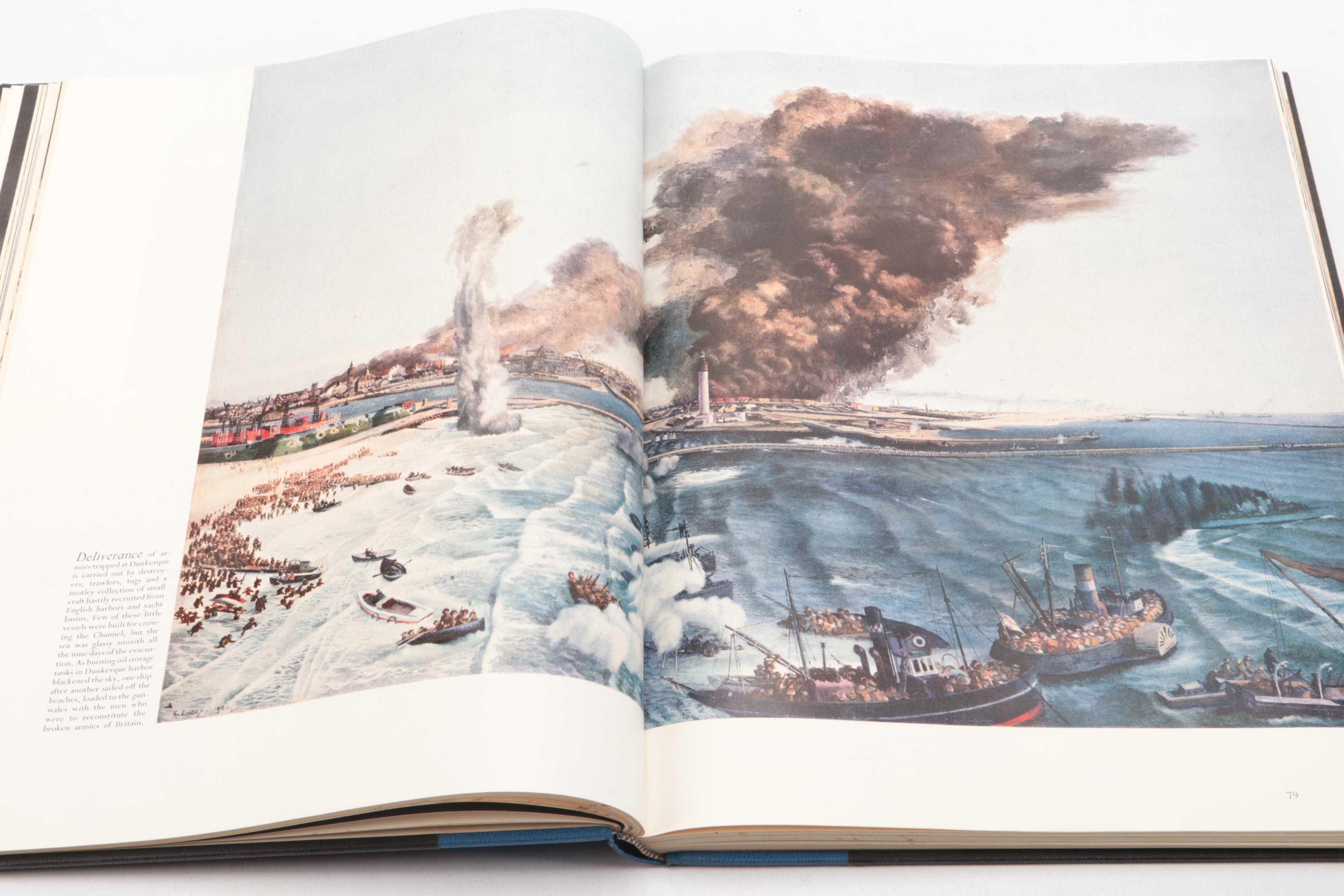 "The Second World War" Box Set by Winston S. Churchill with Vinyl Record, 1959