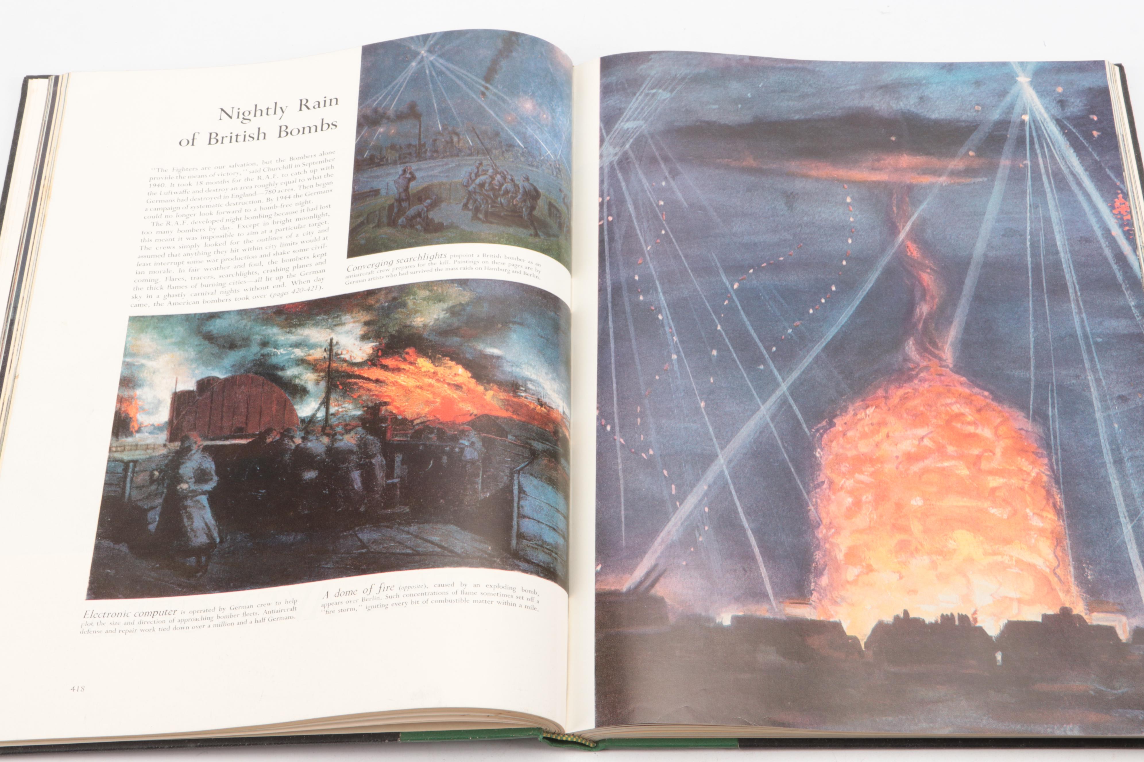 "The Second World War" Box Set by Winston S. Churchill with Vinyl Record, 1959