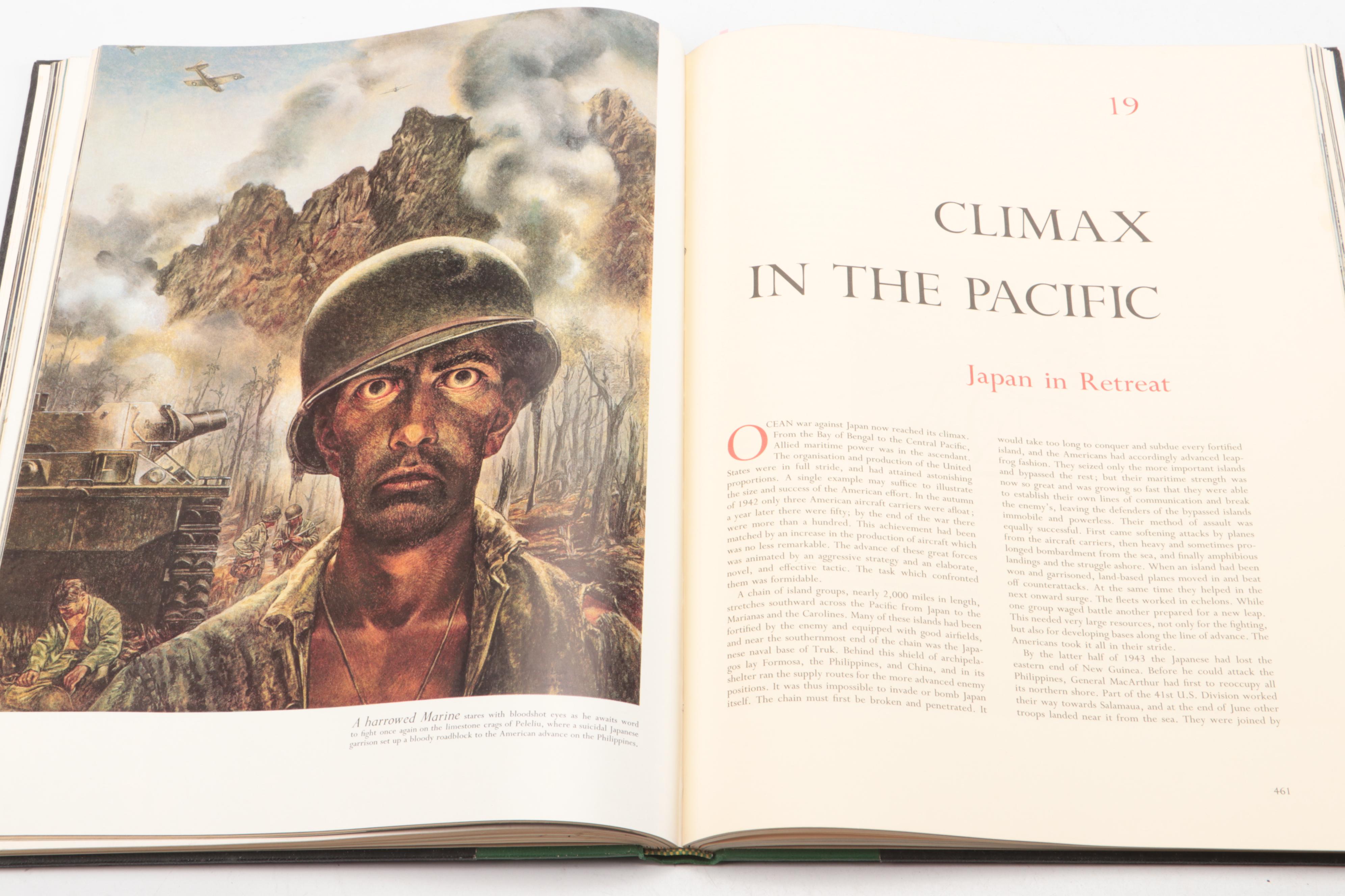 "The Second World War" Box Set by Winston S. Churchill with Vinyl Record, 1959