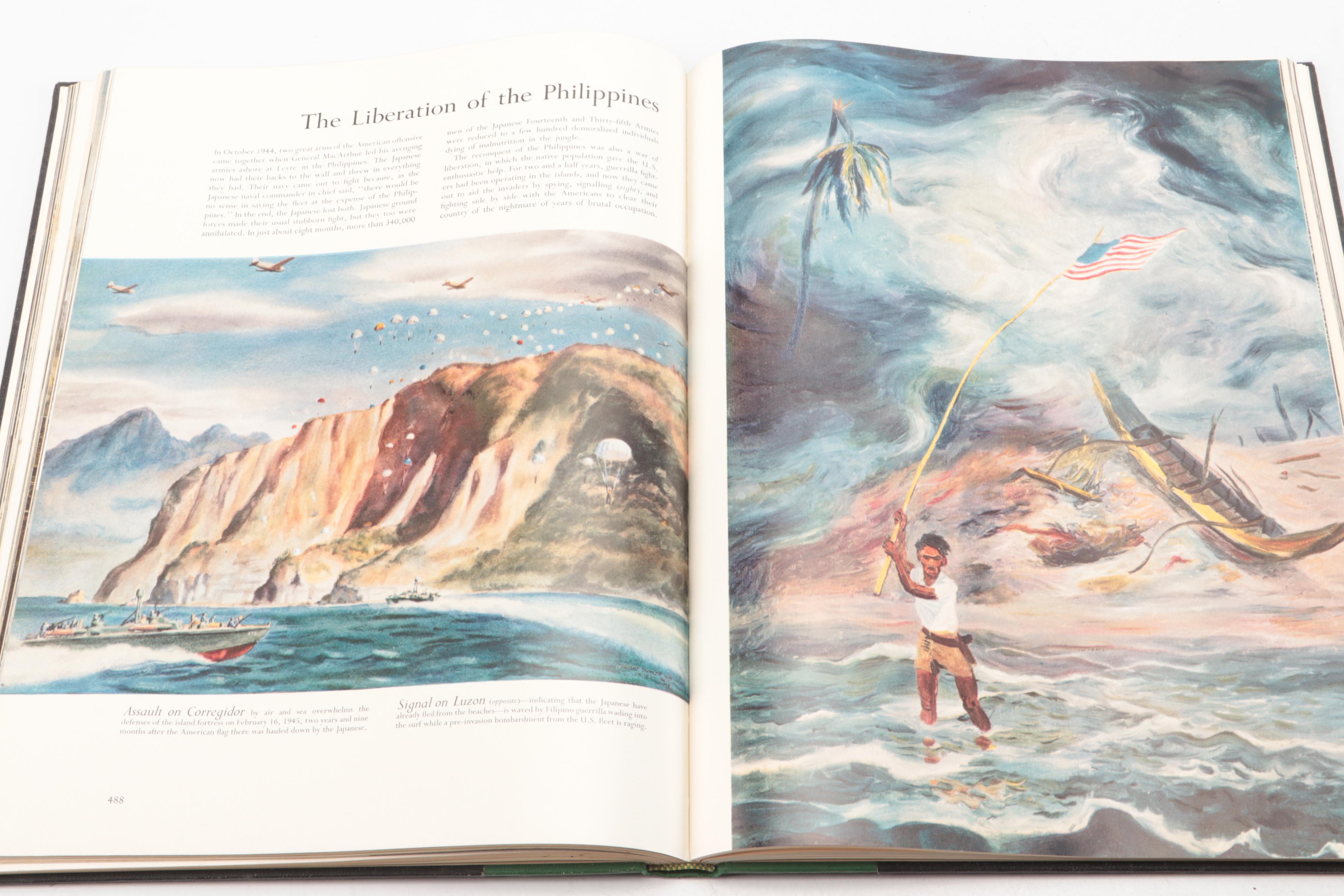 "The Second World War" Box Set by Winston S. Churchill with Vinyl Record, 1959