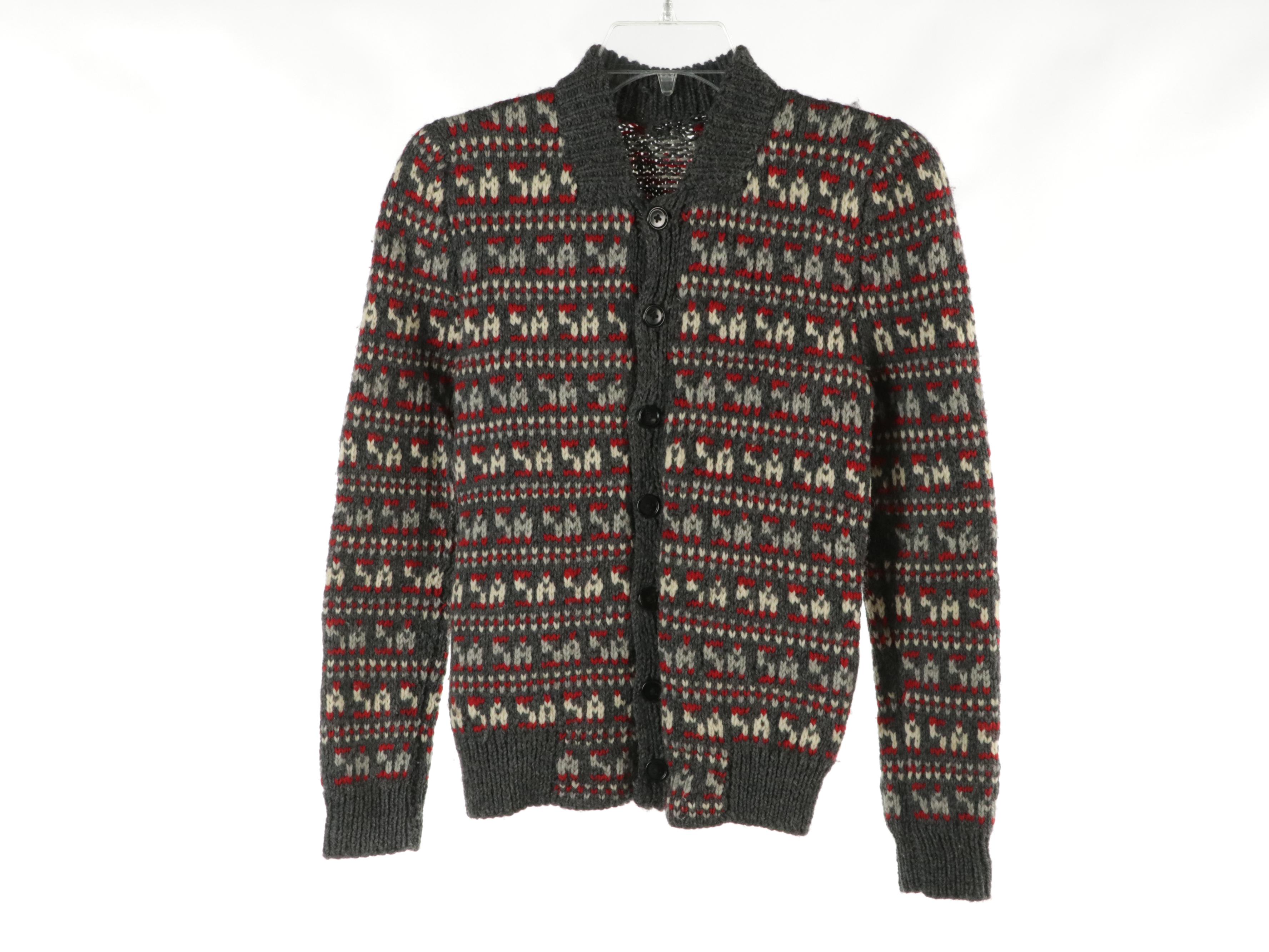 Handmade Crochet Vest and Knit Cardigan Sweaters