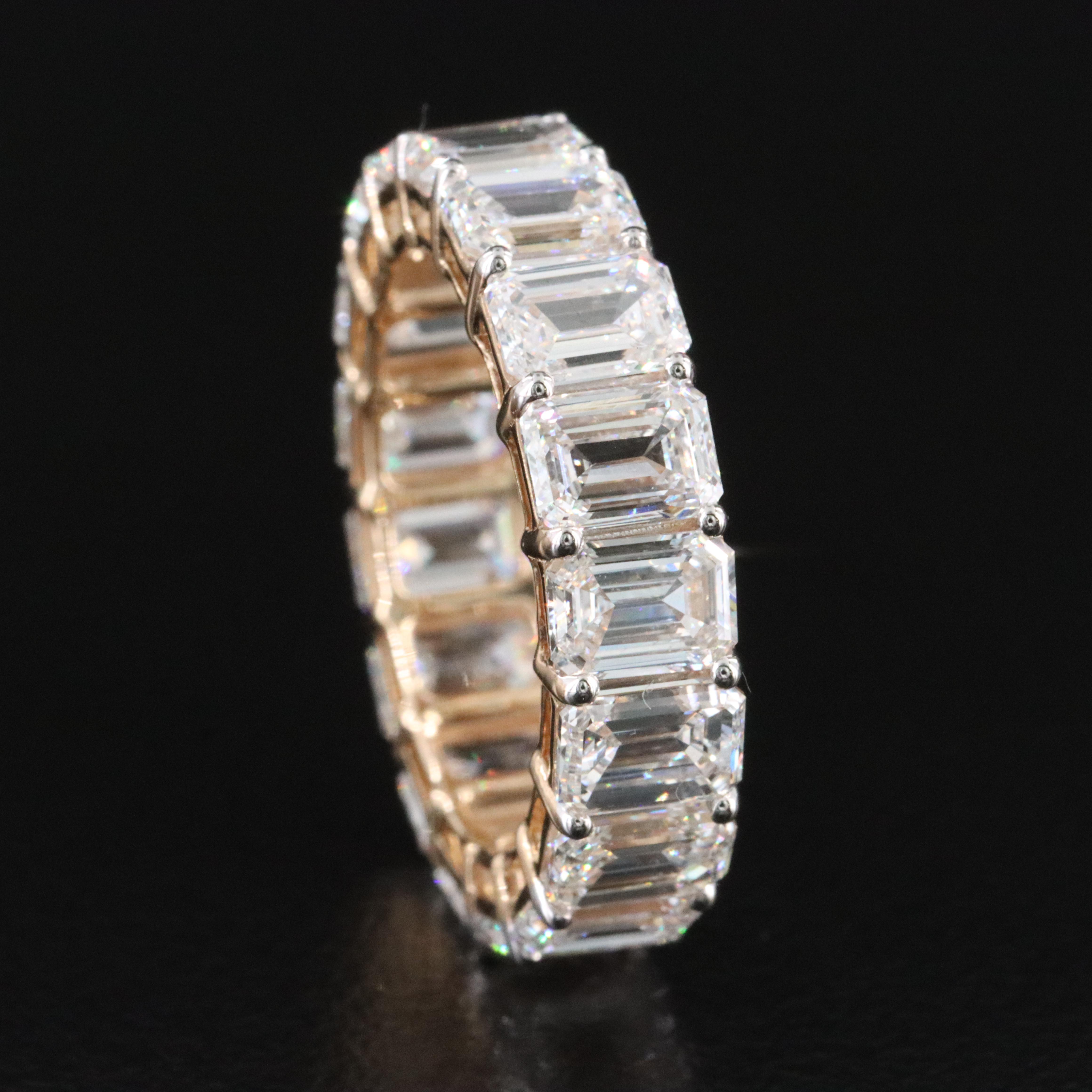 14K 8.32 CTW Lab Grown Diamond Eternity Band