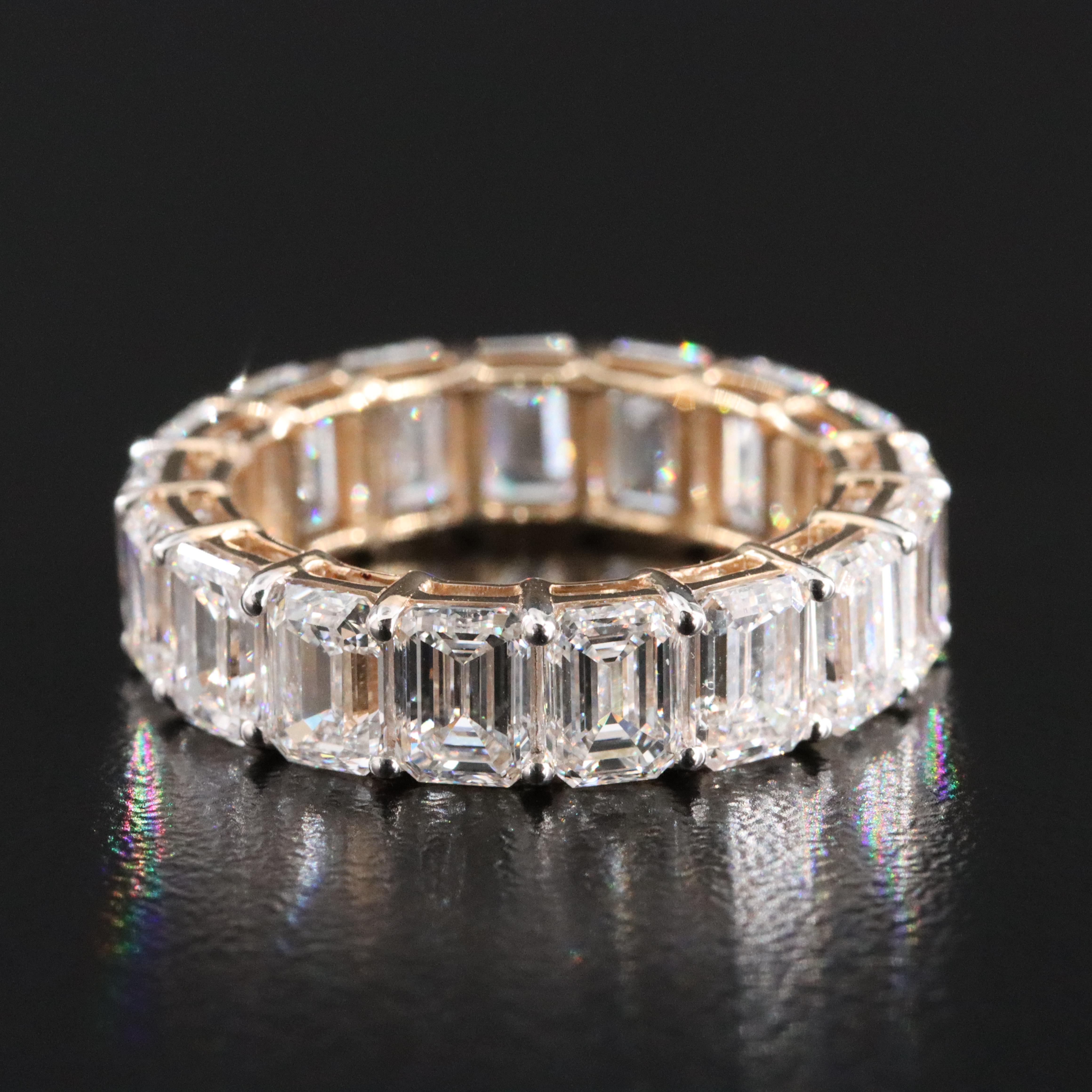 14K 8.32 CTW Lab Grown Diamond Eternity Band