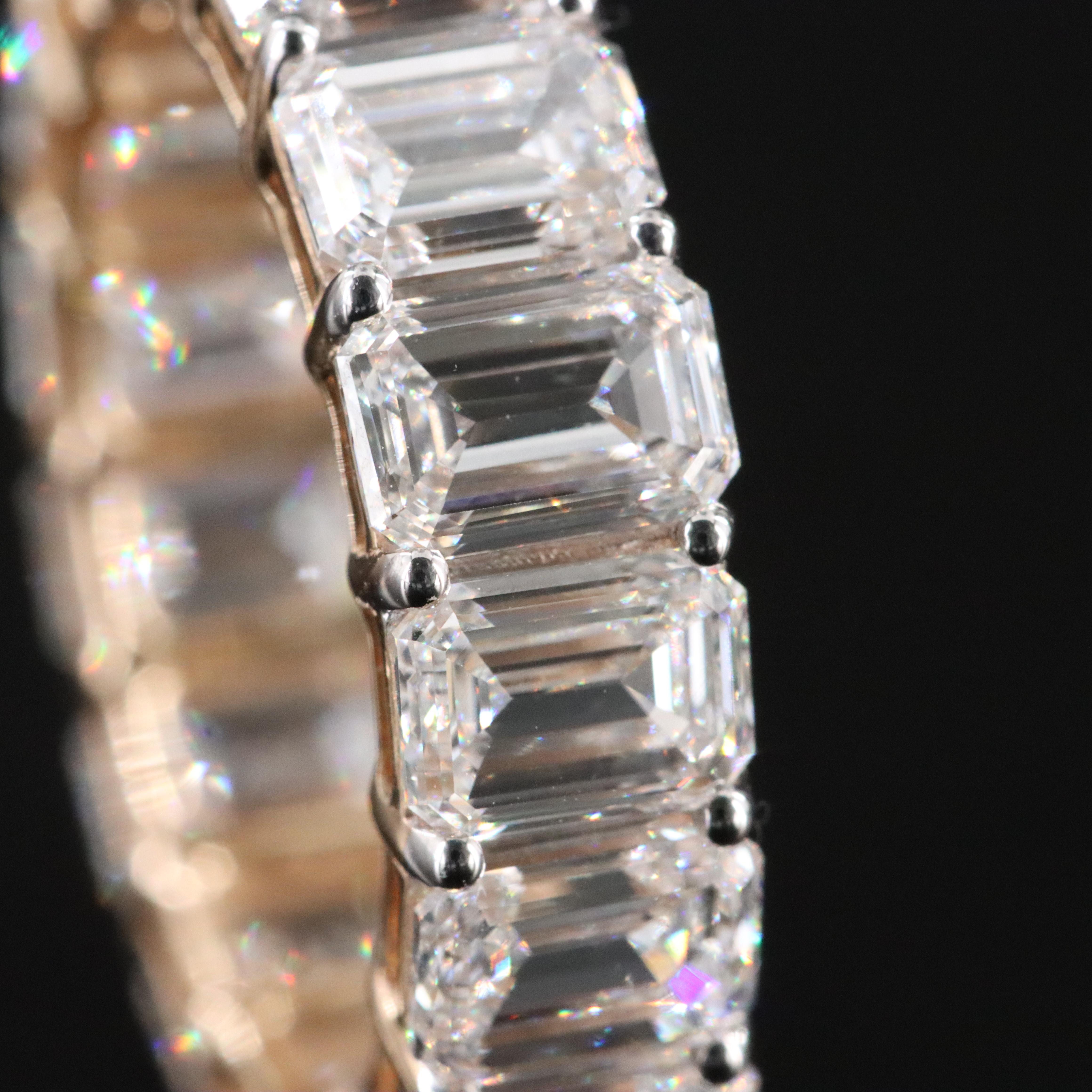 14K 8.32 CTW Lab Grown Diamond Eternity Band