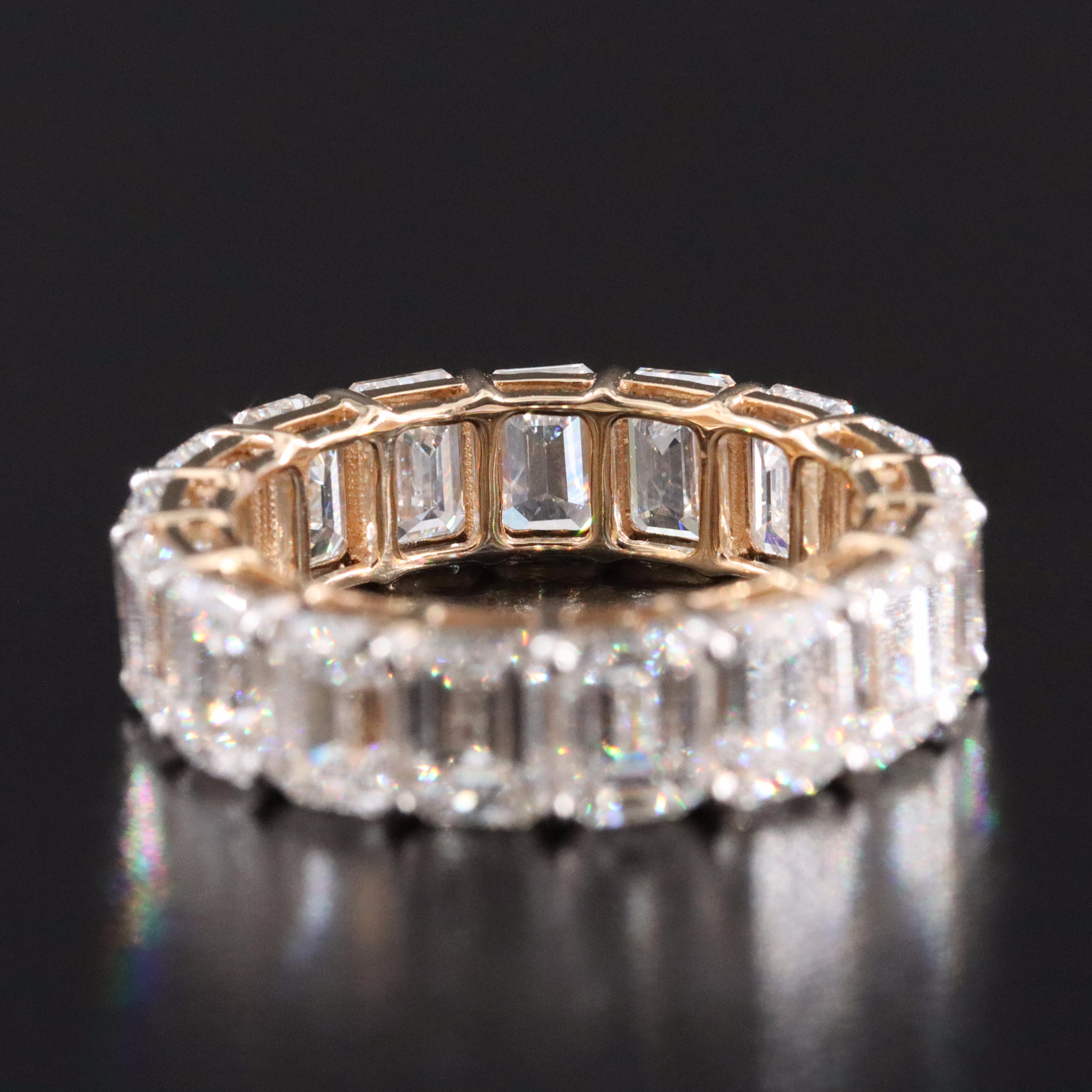 14K 8.32 CTW Lab Grown Diamond Eternity Band