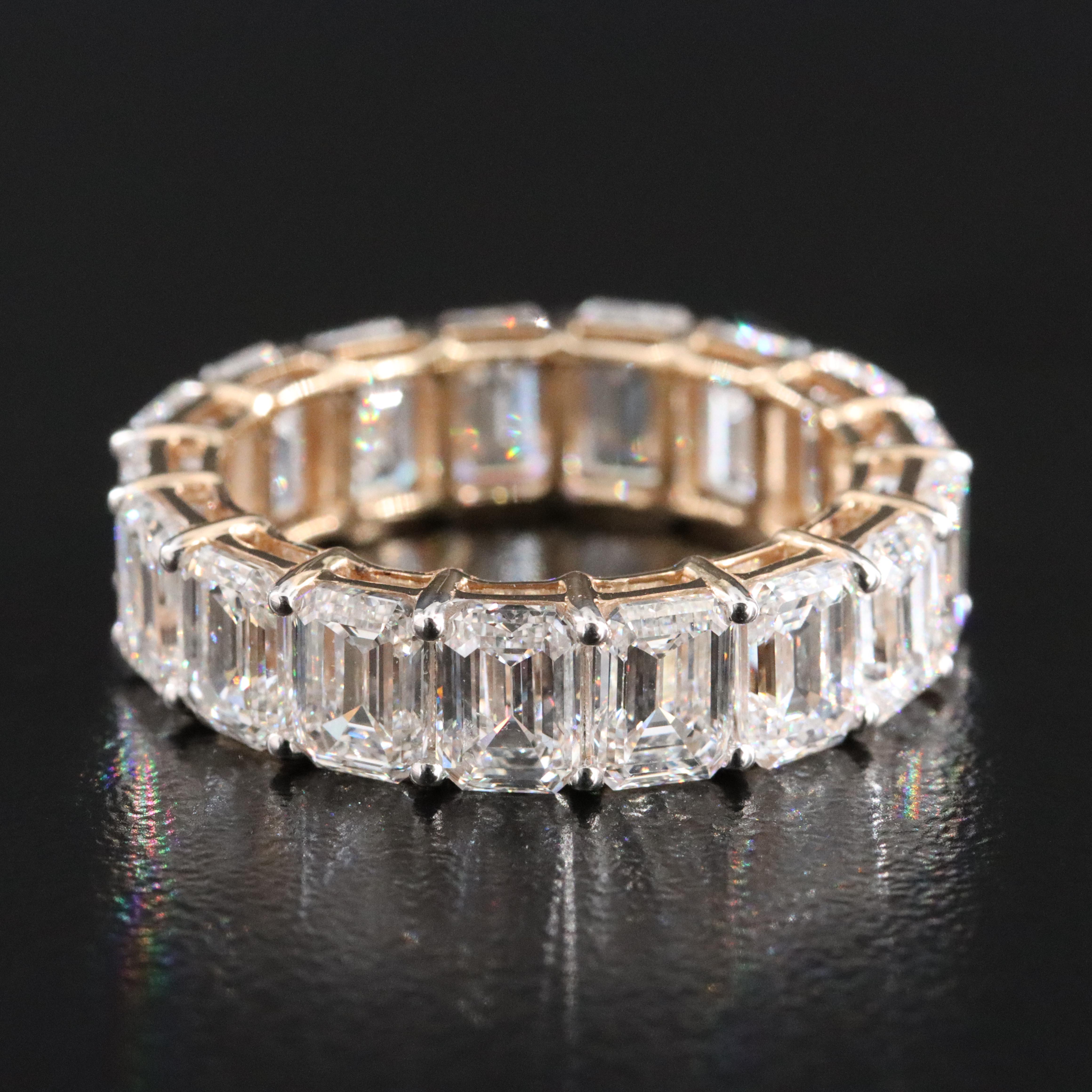 14K 8.32 CTW Lab Grown Diamond Eternity Band