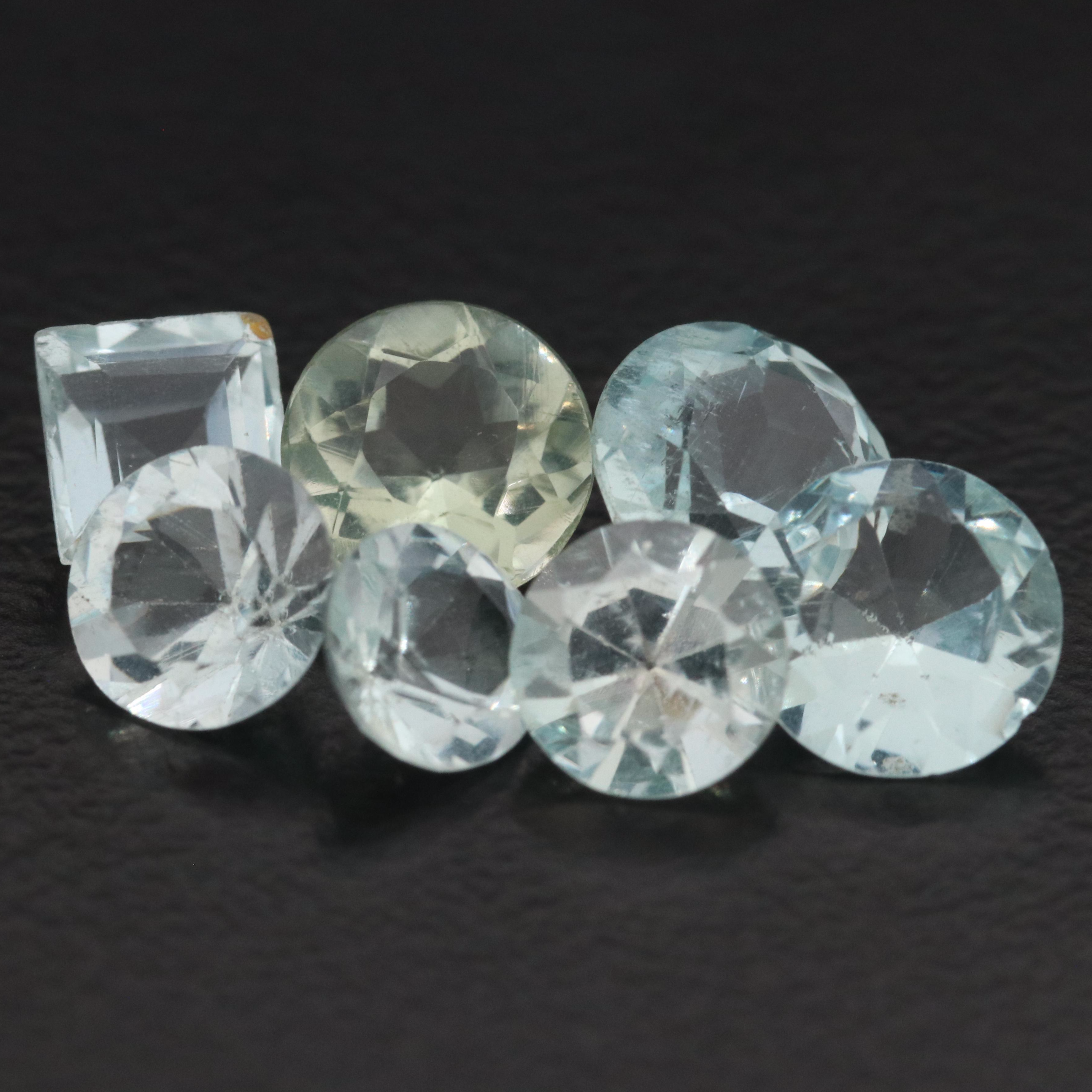 Loose 5.50 CTW Aquamarines