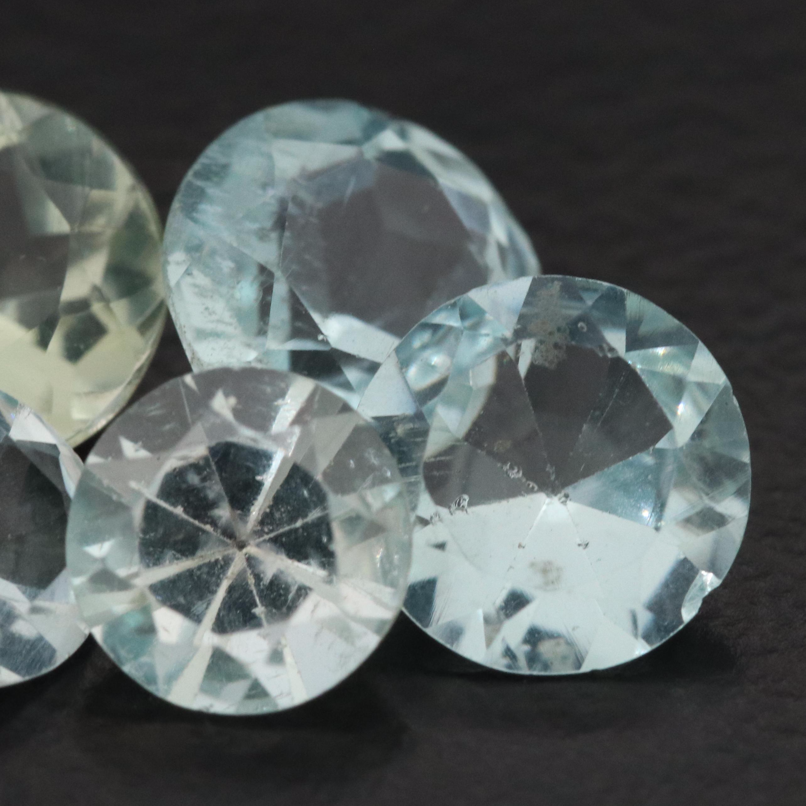 Loose 5.50 CTW Aquamarines