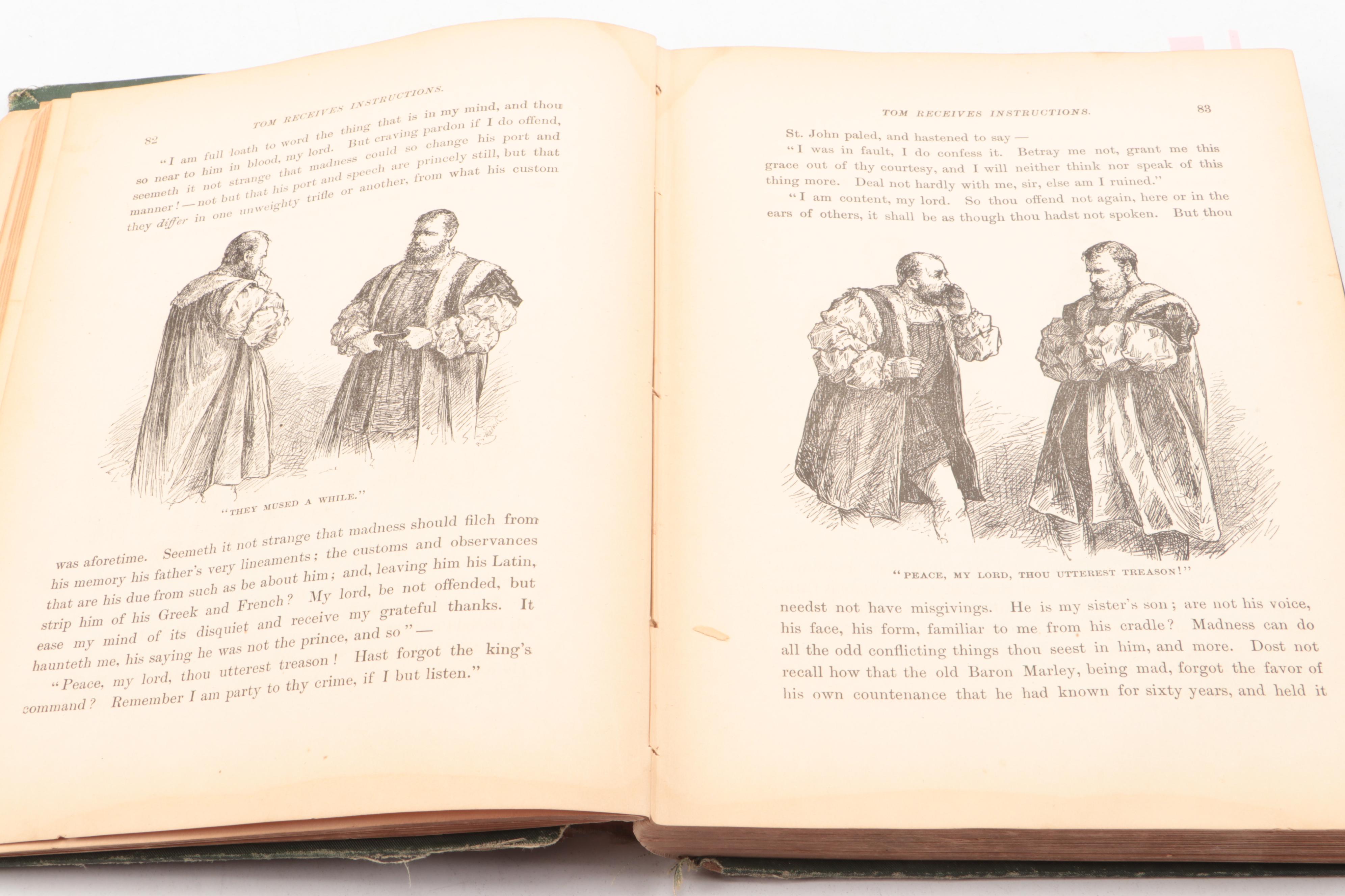 First Edition, Second State "The Prince and the Pauper" by Mark Twain, 1882