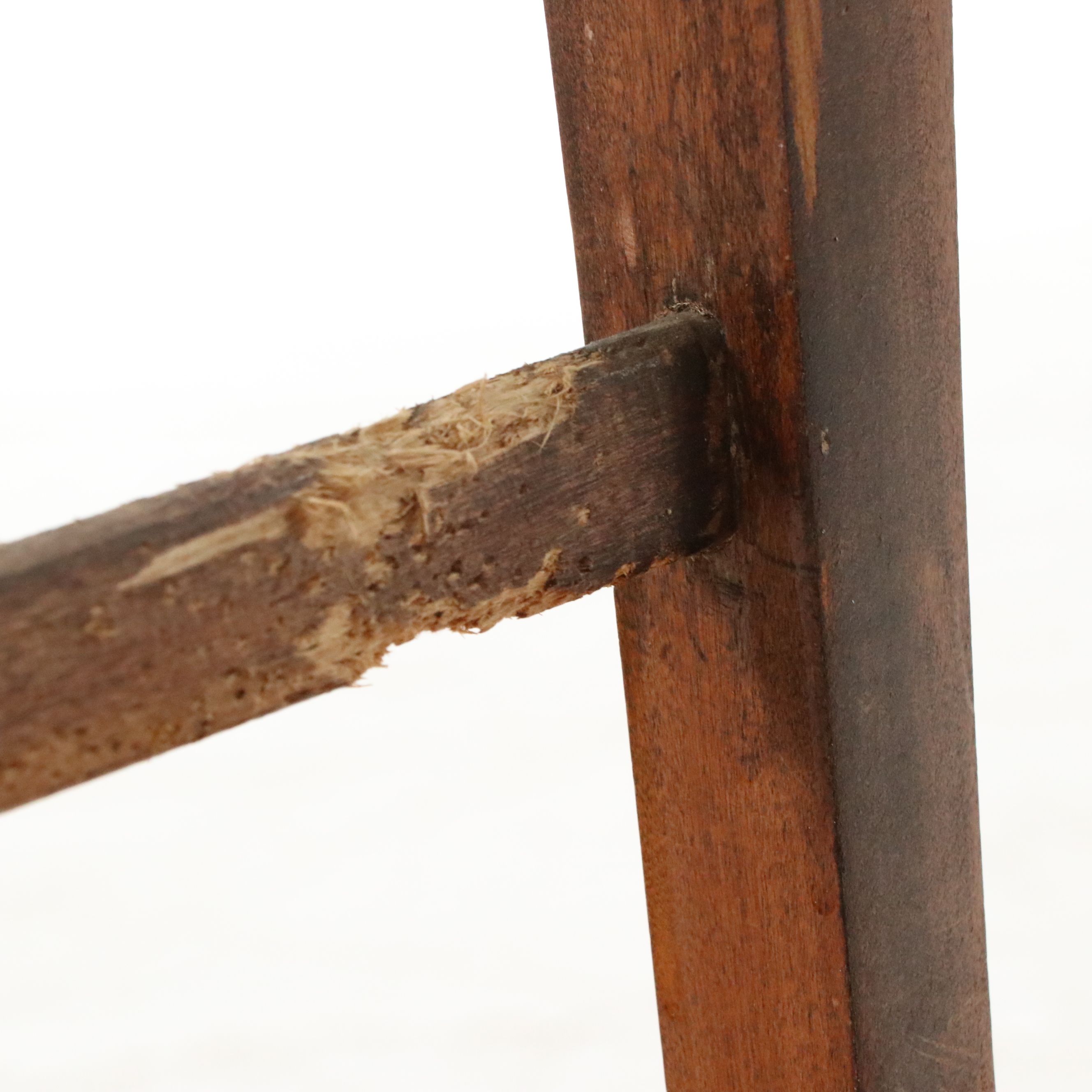 French Provincial Style Partially Painted Wooden Desk, 20th Century