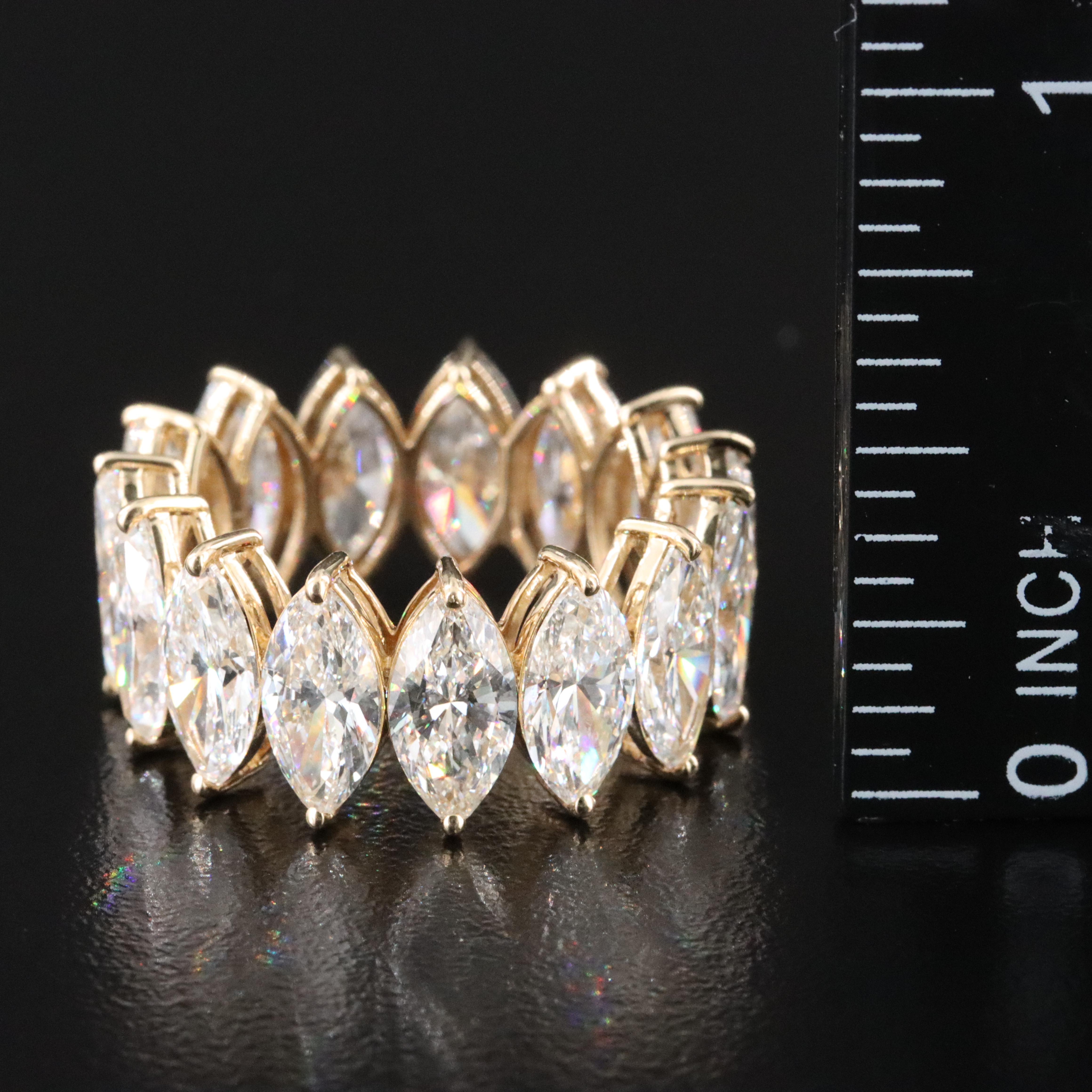 14K 9.49 CTW Lab Grown Diamond Eternity Band