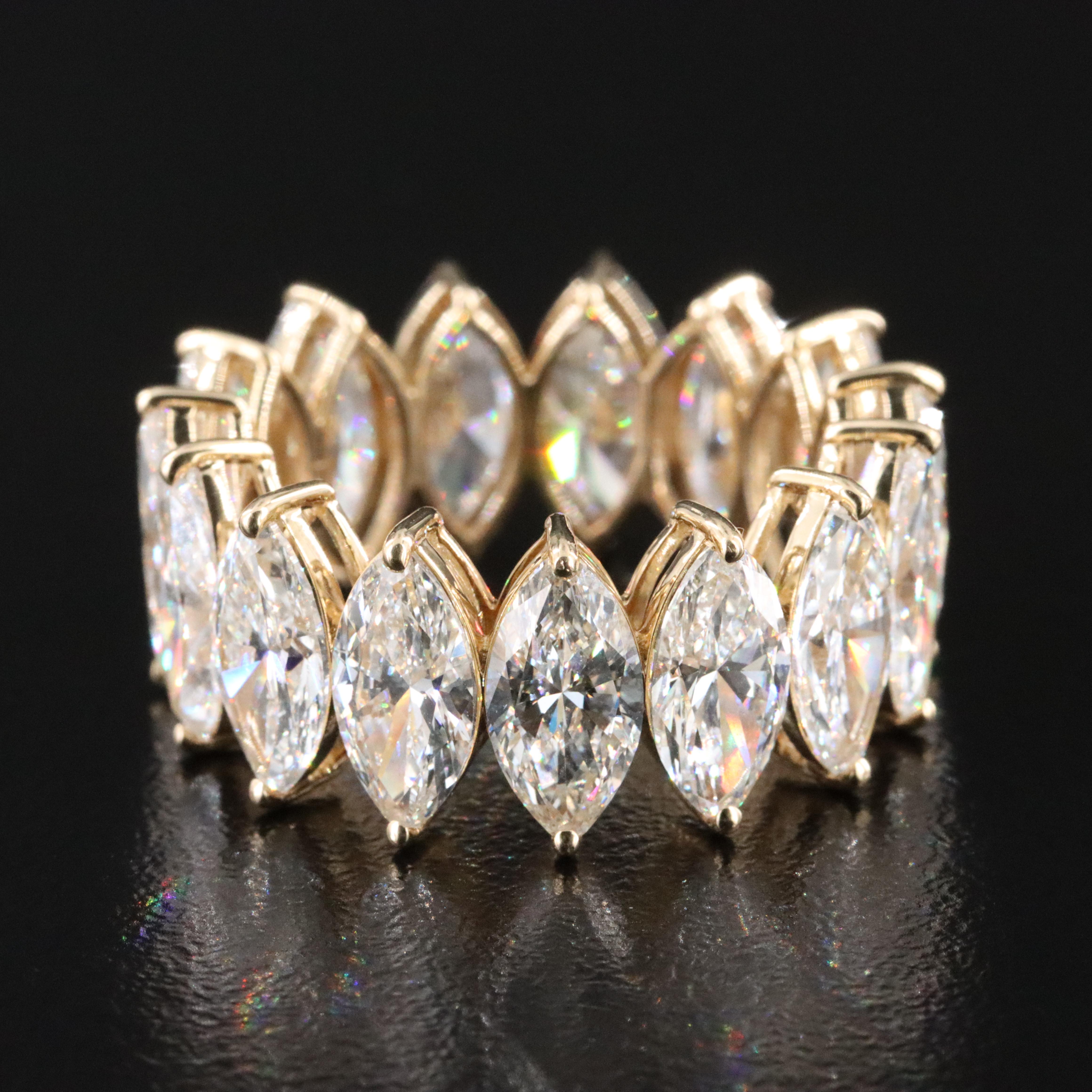 14K 9.49 CTW Lab Grown Diamond Eternity Band