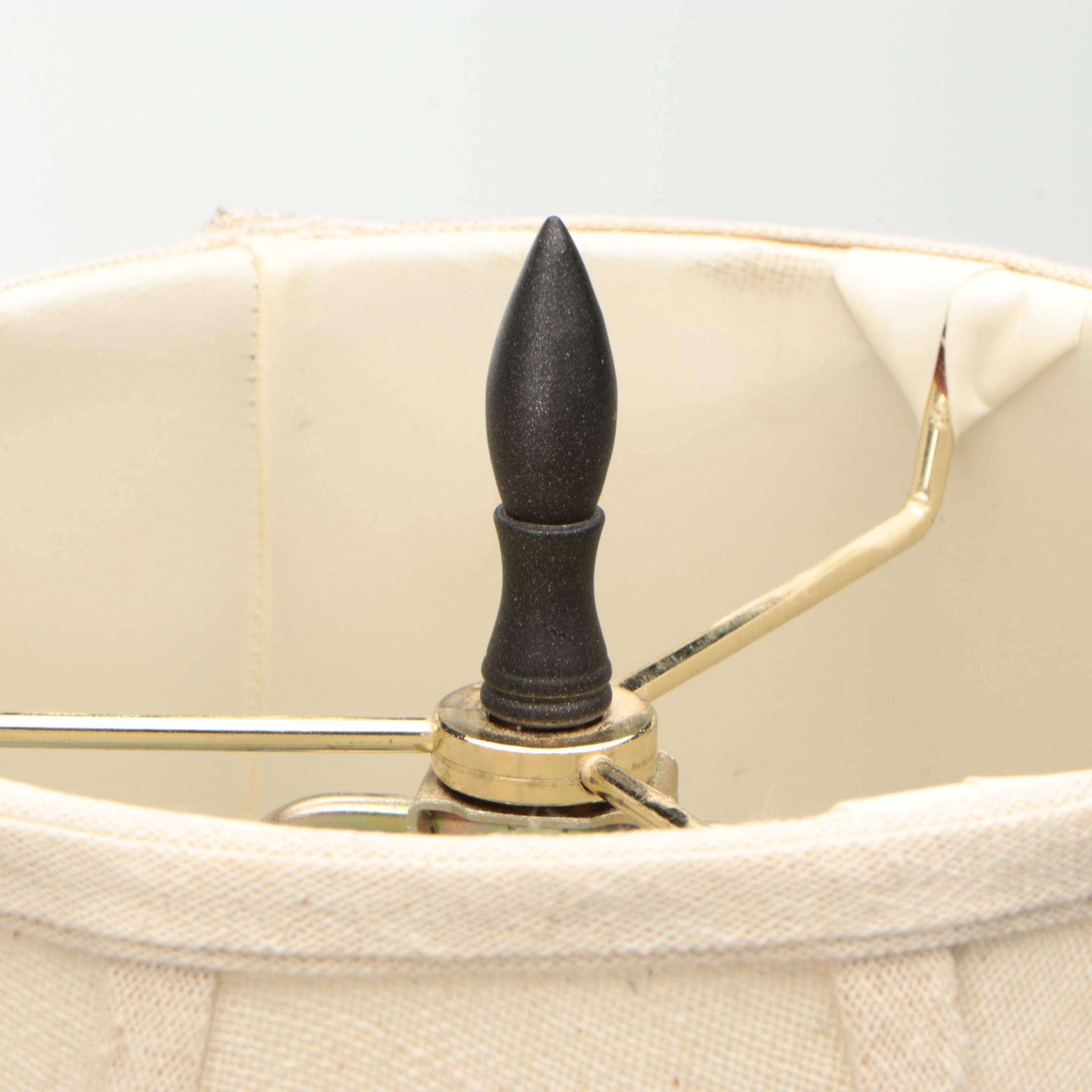 Oil Rubbed Bronze Postmodern Floor Lamp with Silk Shade