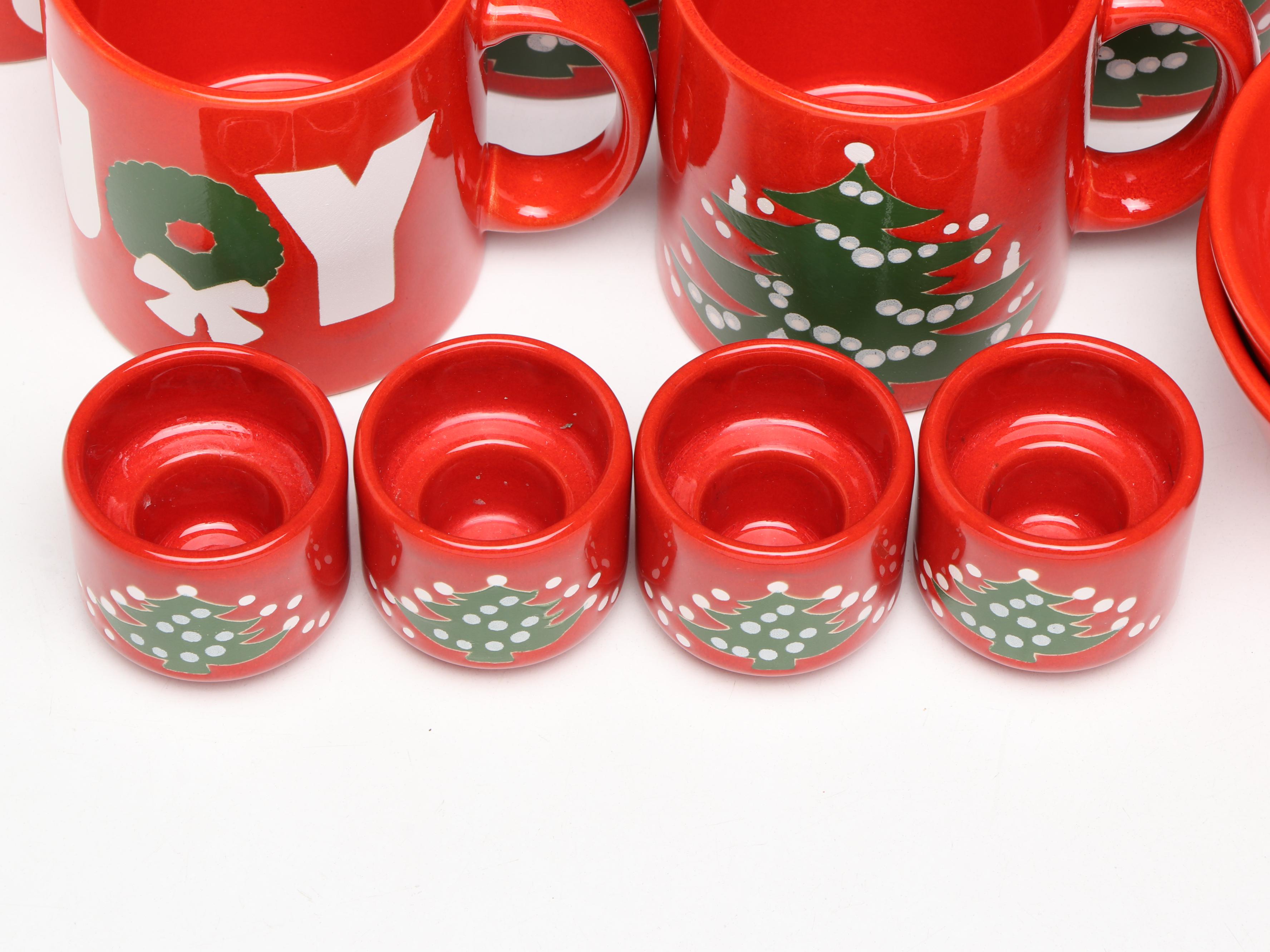 Waechtersbach "Christmas Tree" Dinnerware and Other Mugs