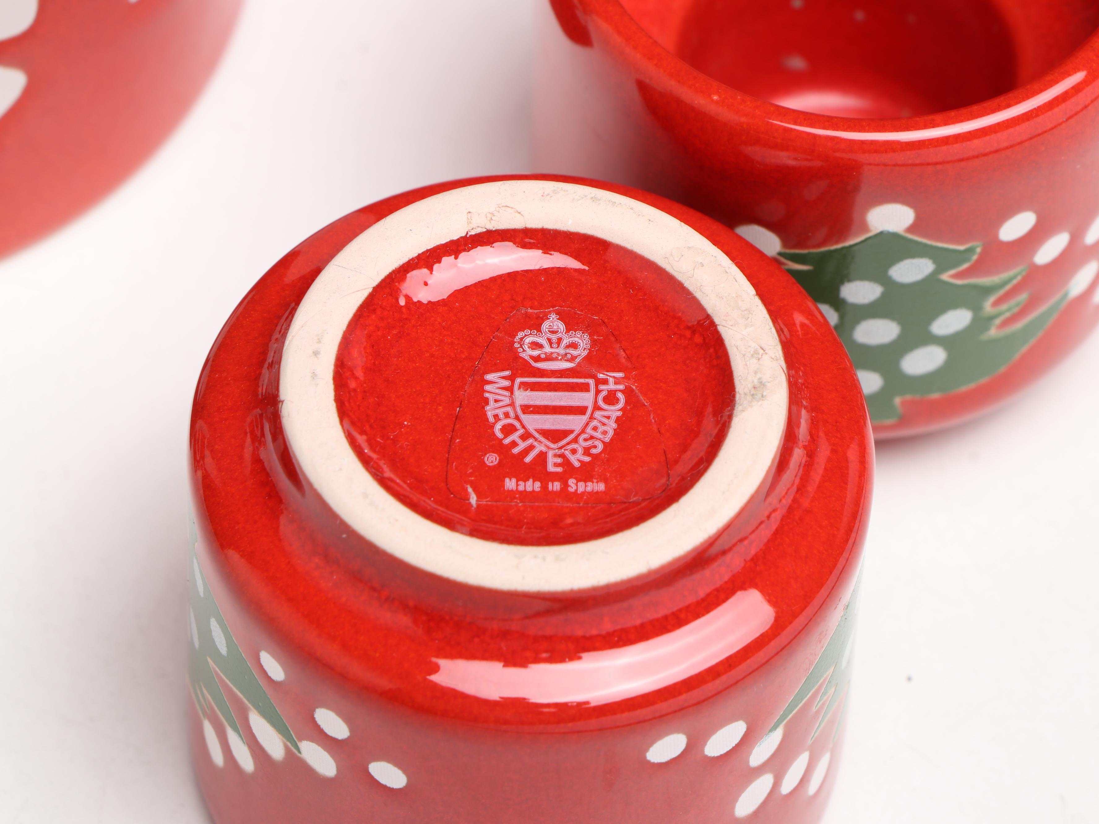 Waechtersbach "Christmas Tree" Dinnerware and Other Mugs