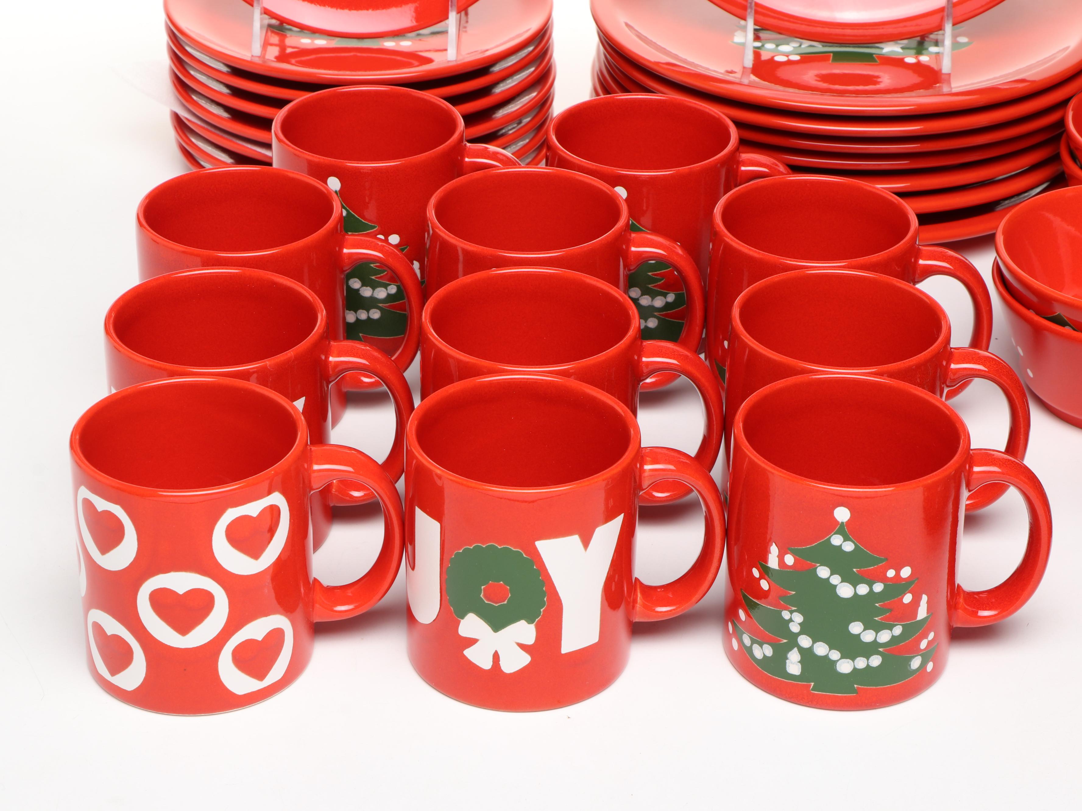 Waechtersbach "Christmas Tree" Dinnerware and Other Mugs