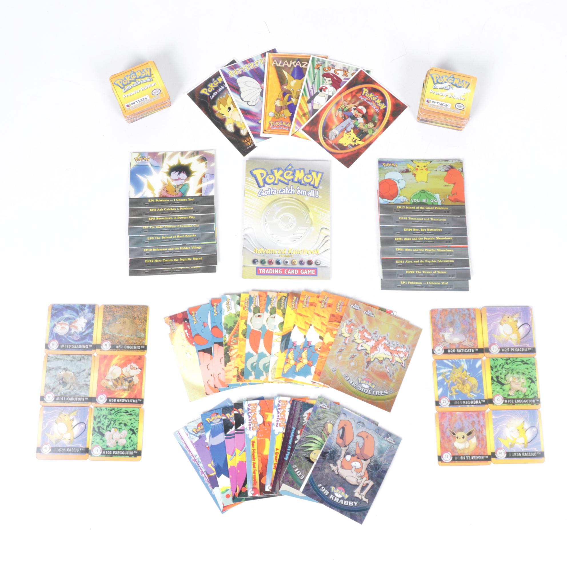 Topps Pokemon Cards, Stickers & Other Collectibles