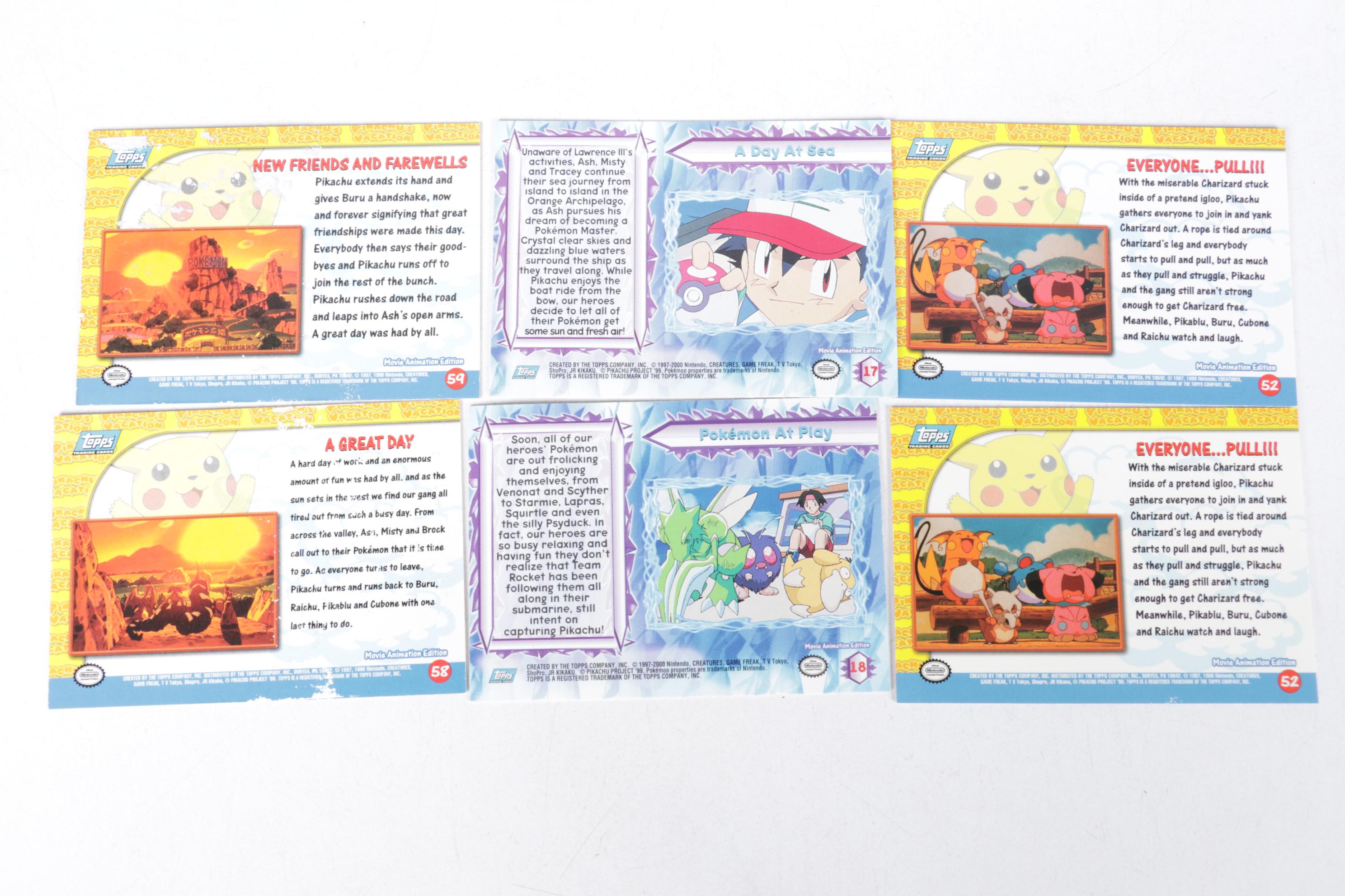 Topps Pokemon Cards, Stickers & Other Collectibles