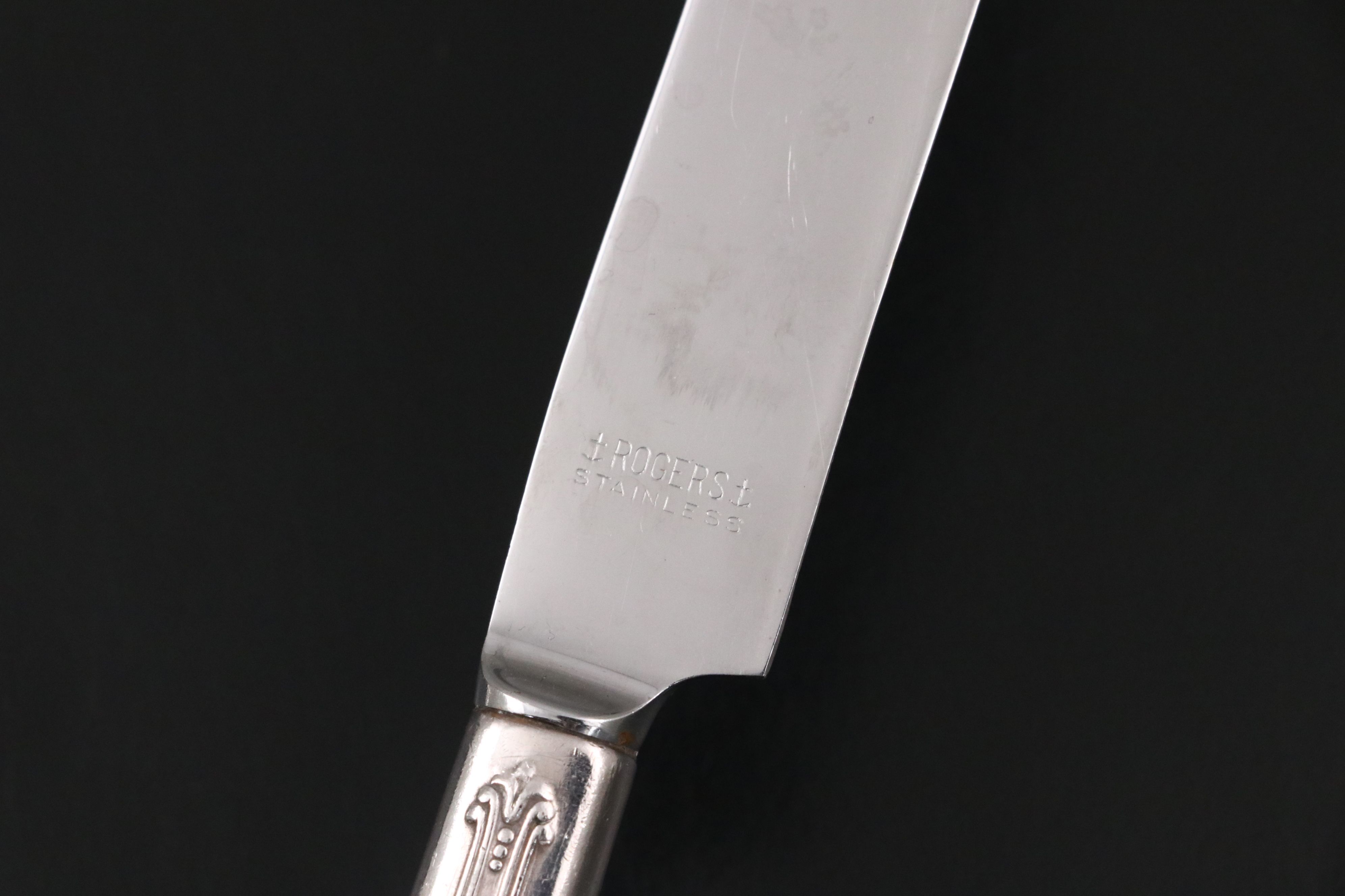 International Silver "Camden" Silver Plate Flatware with Others and Case