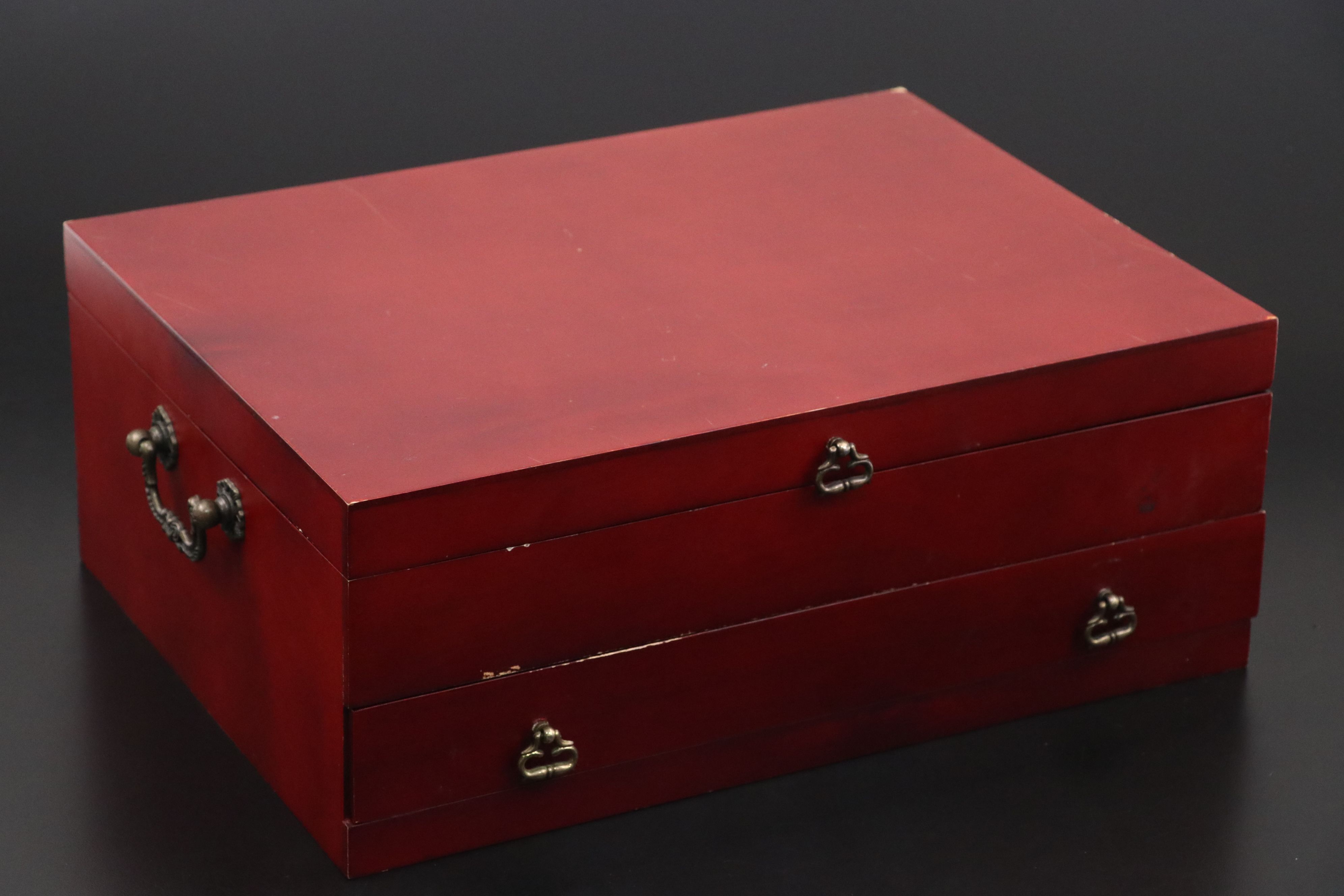 International Silver "Camden" Silver Plate Flatware with Others and Case