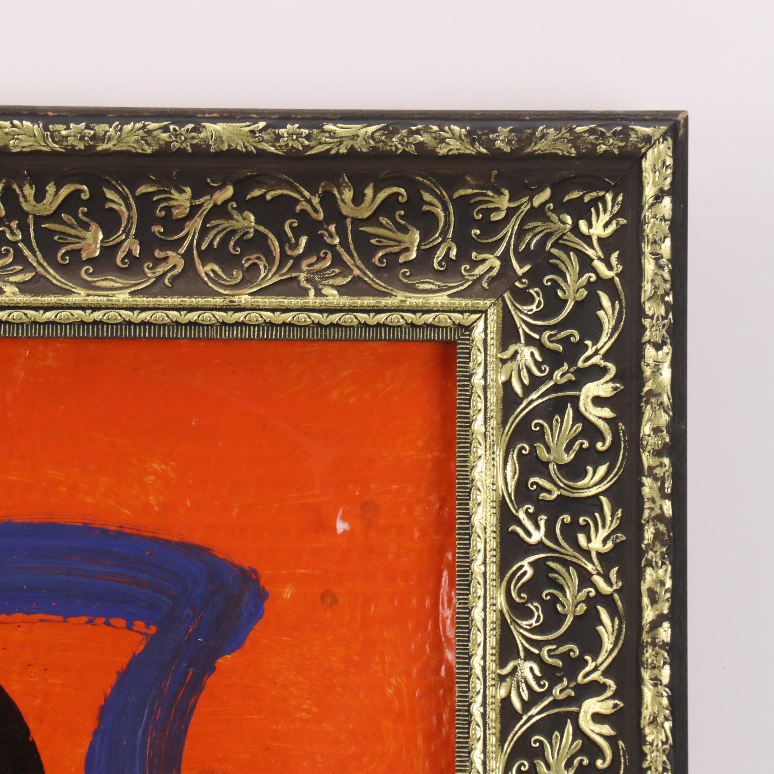 Peter Keil Abstract Coastal Landscape Acrylic Painting