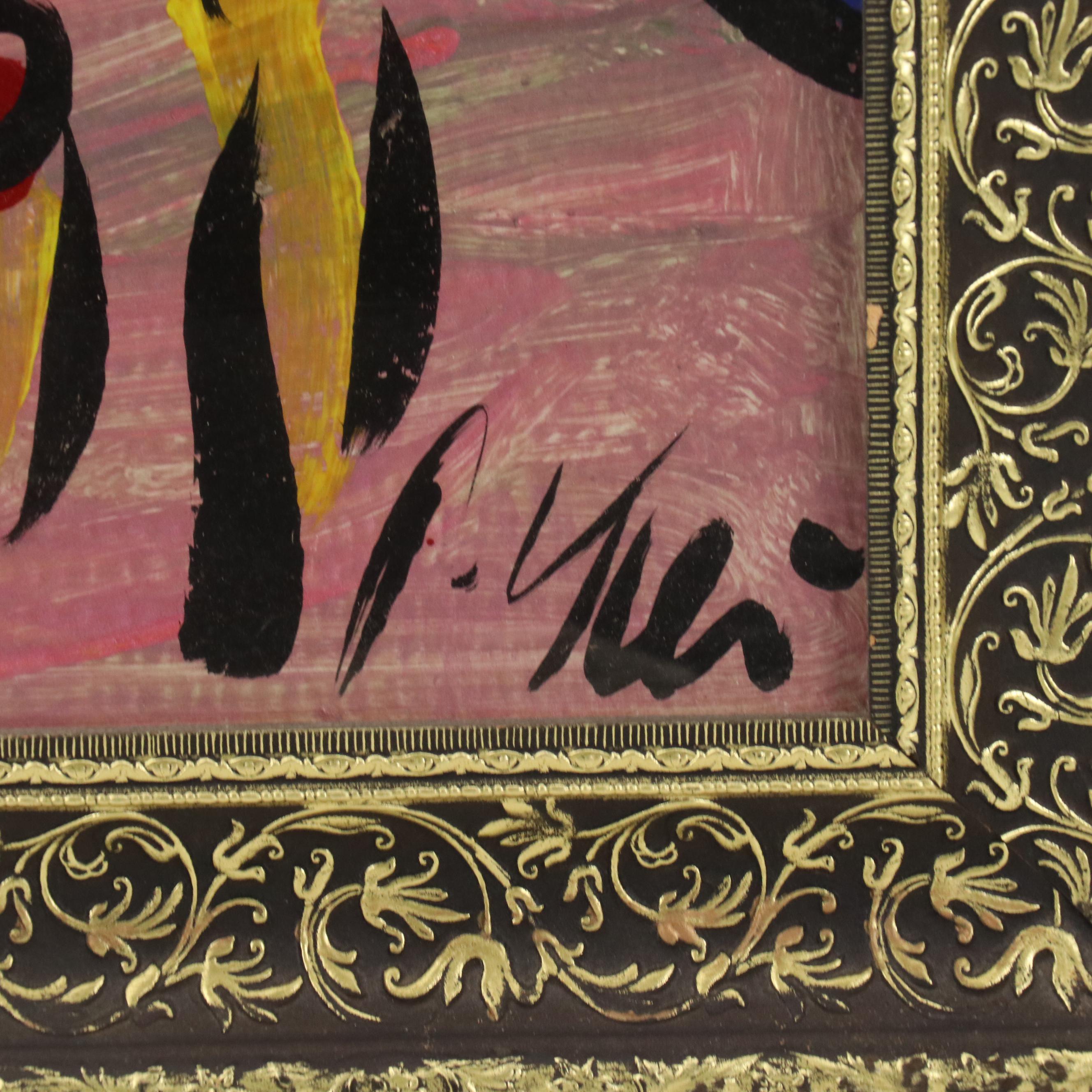 Peter Keil Abstract Coastal Landscape Acrylic Painting