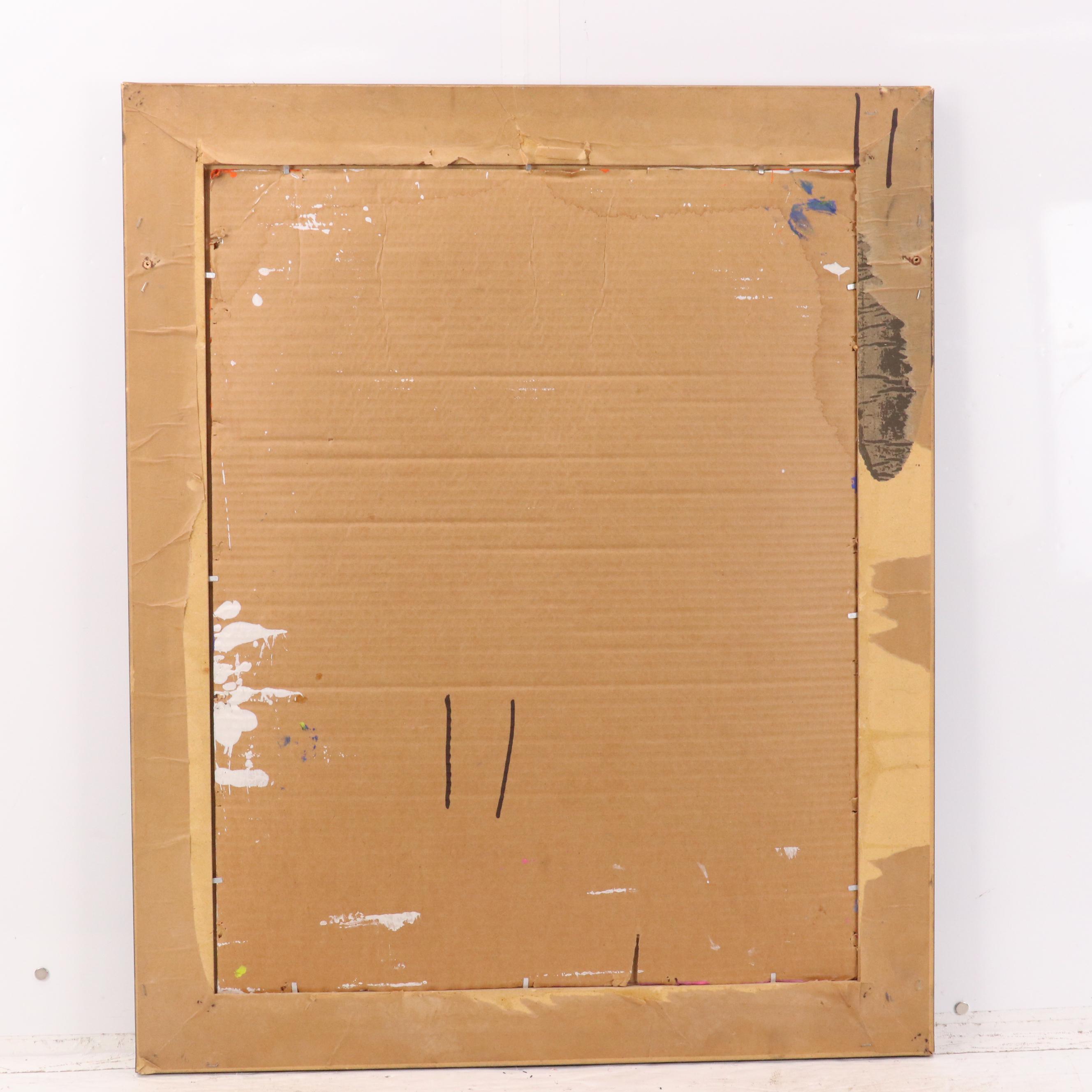 Peter Keil Abstract Coastal Landscape Acrylic Painting