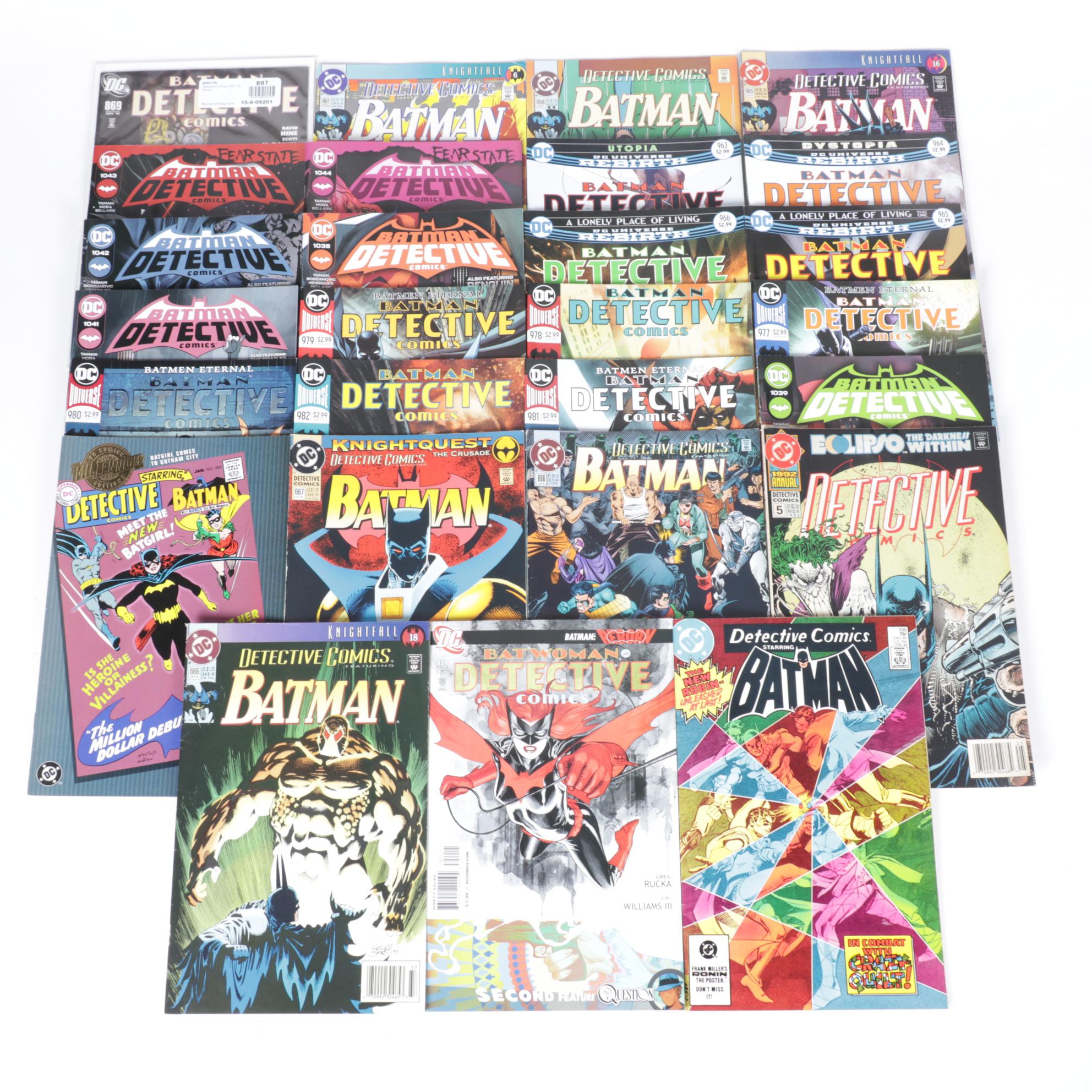 Detective Comics Featuring Batman & Others Comic Book Collection