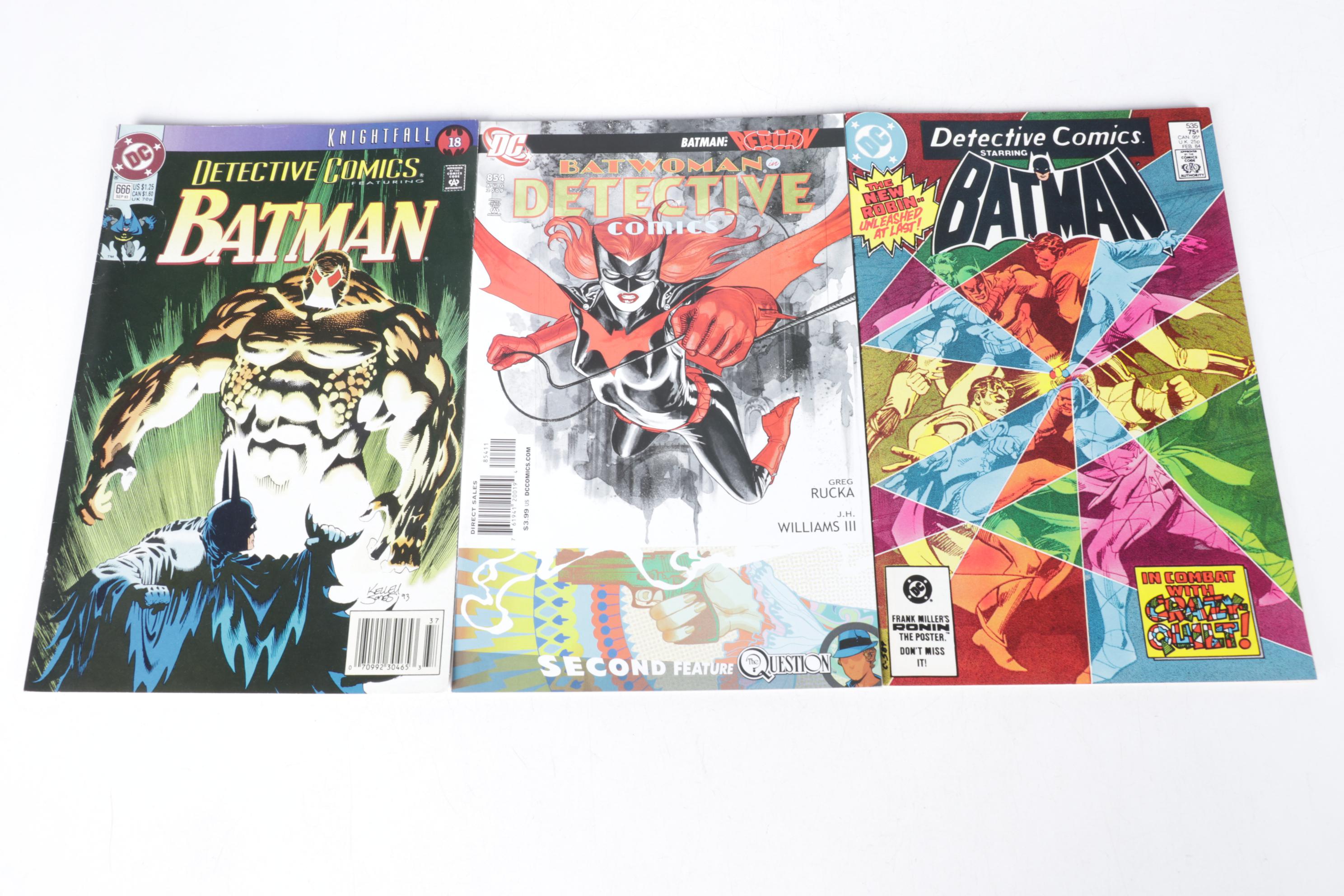 Detective Comics Featuring Batman & Others Comic Book Collection